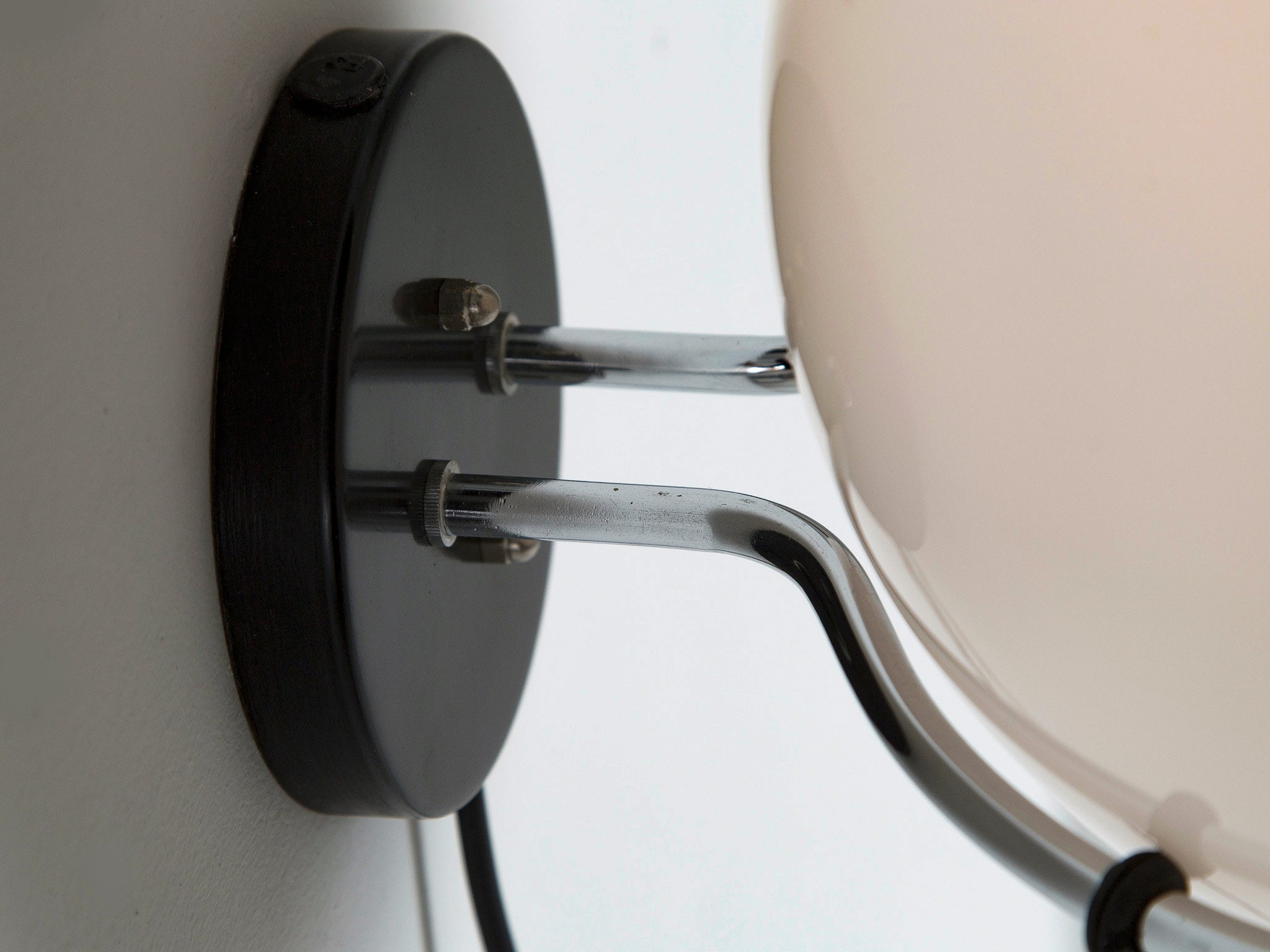 Globe-Shaped Wall Light in Opaline Glass Lighting Morentz