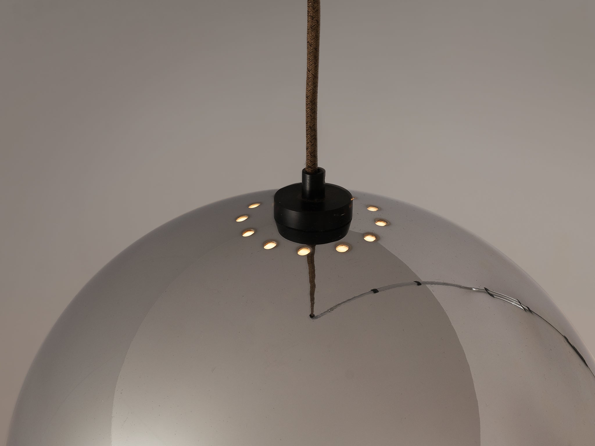 Wall-Mounted Adjustable Pendant Lamp in Metal lighting Morentz