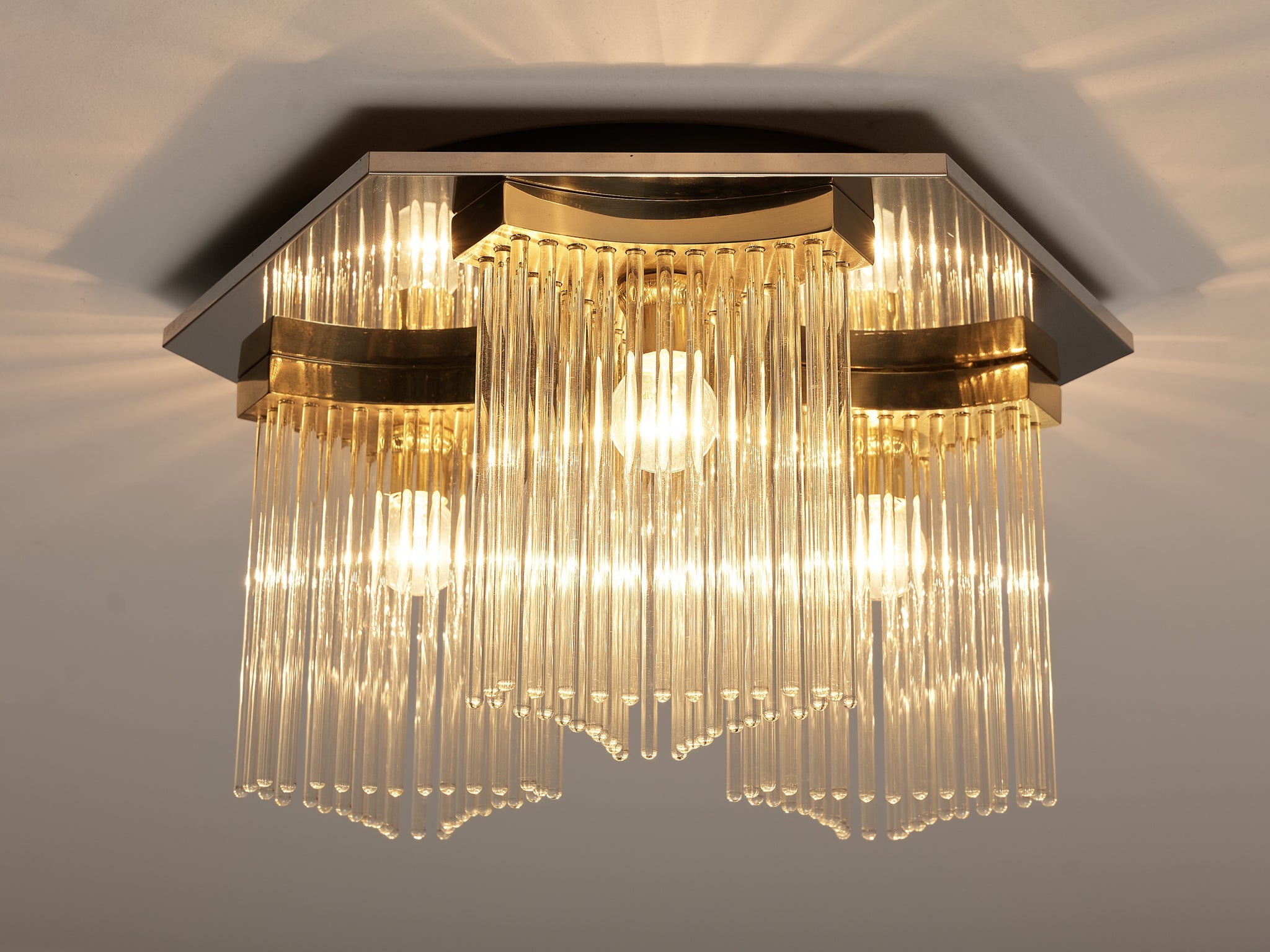 Gaetano Sciolari Ceiling Lights in Metal and Glass lighting Morentz