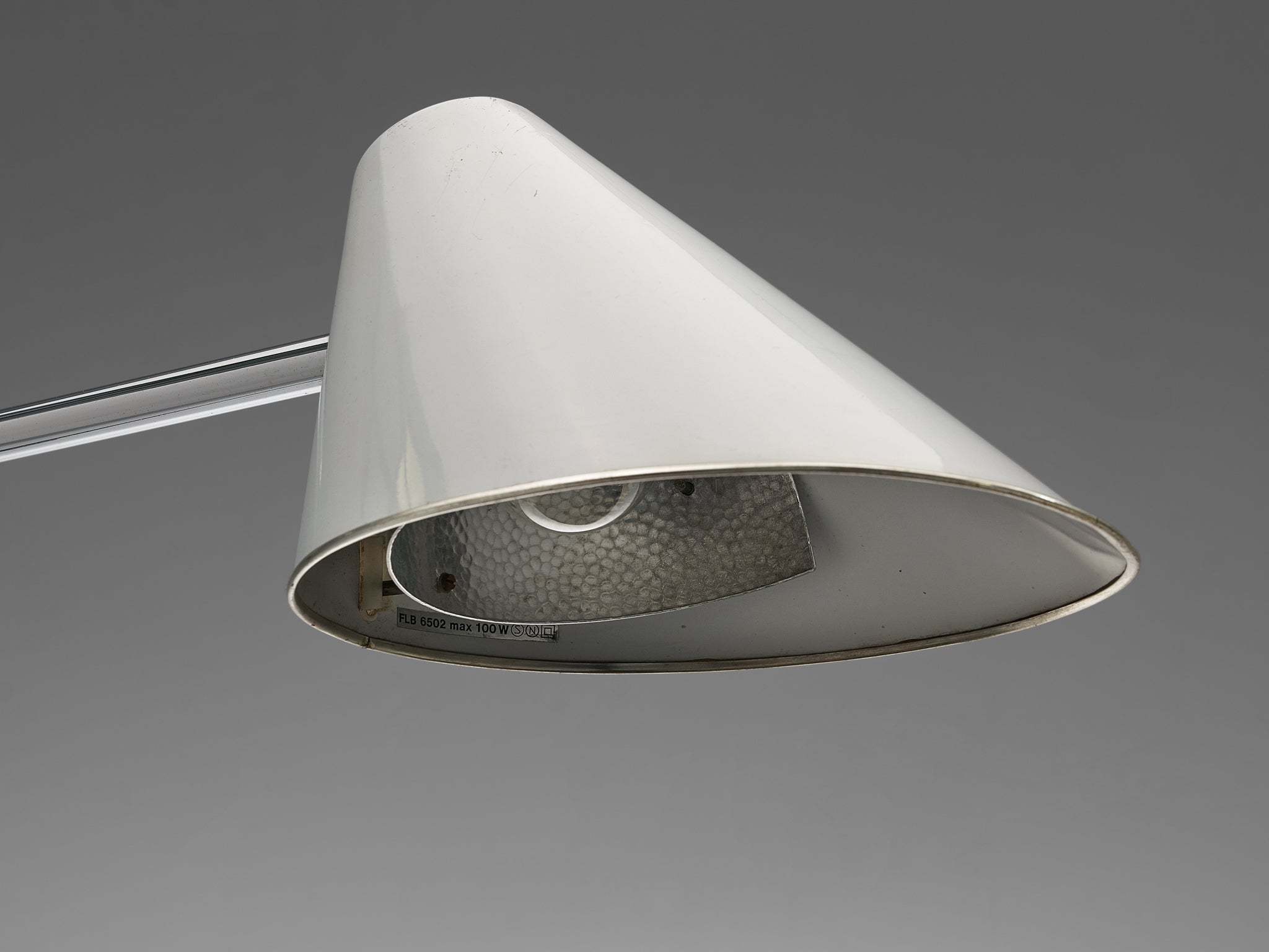 S. Björklund and L. Gustafsson Swedish "Delux" Desk Lamp in Chromed Steel lighting Morentz