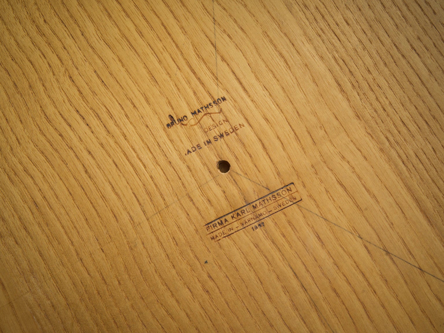 Bruno Mathsson Large Coffee Table Model 'Annika' in Ash tables Morentz