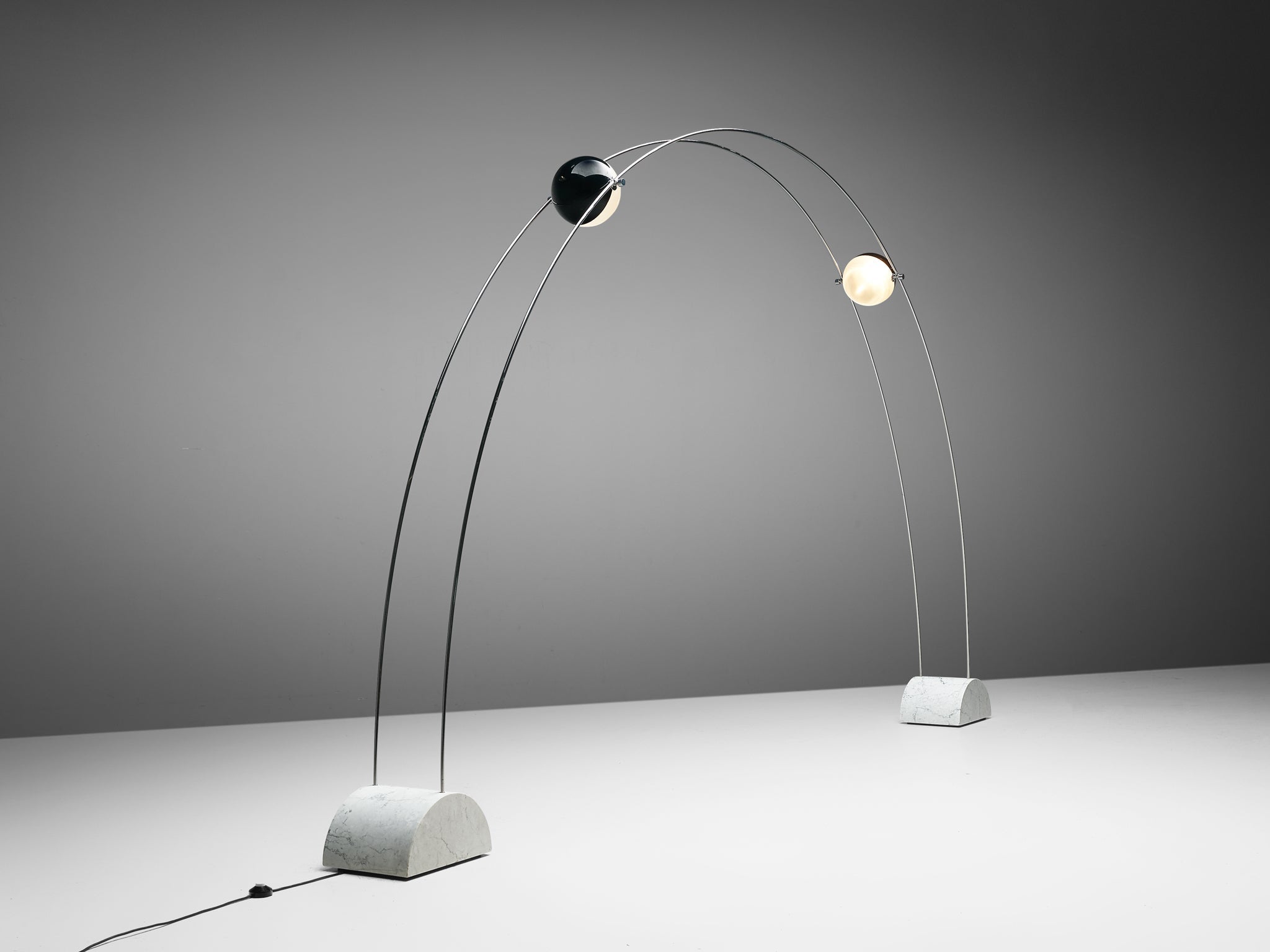Large A.R.D.I.T.I. for Sormani Floor Lamp 'Ponte' in Marble and Metal lighting Morentz