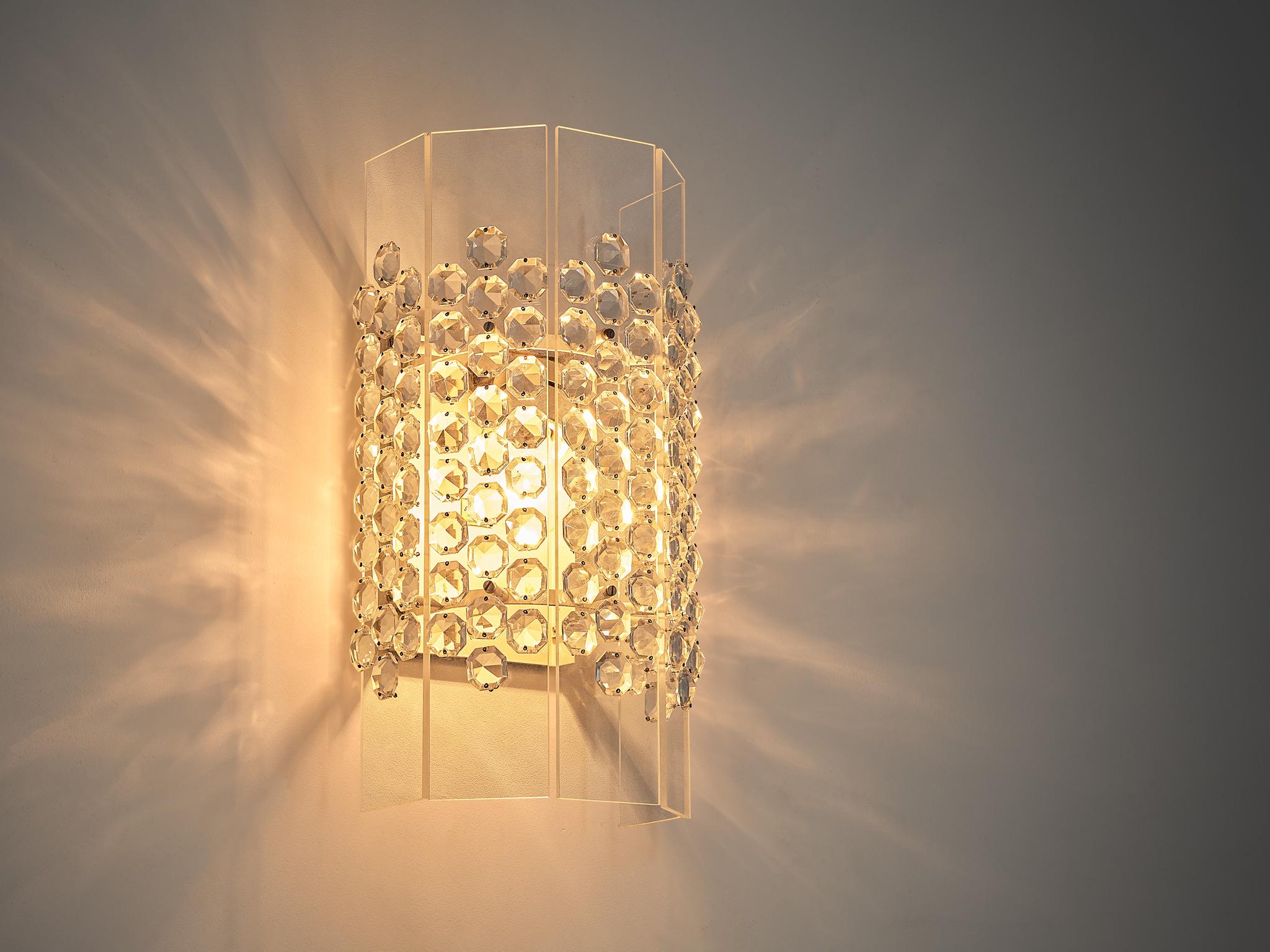 Wall Light in Lucite and Glass lighting Morentz