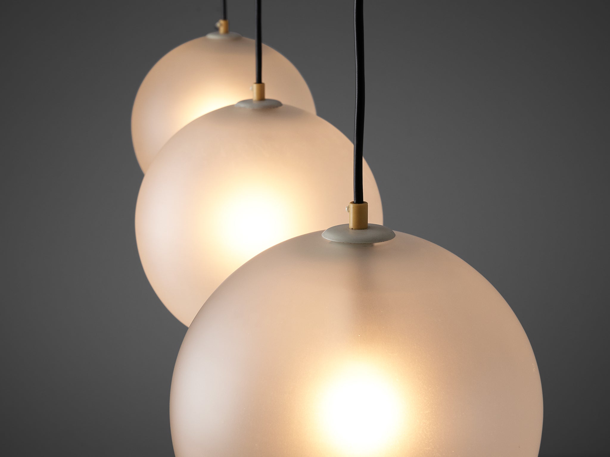 Pendants in Satin Glass Lighting Morentz