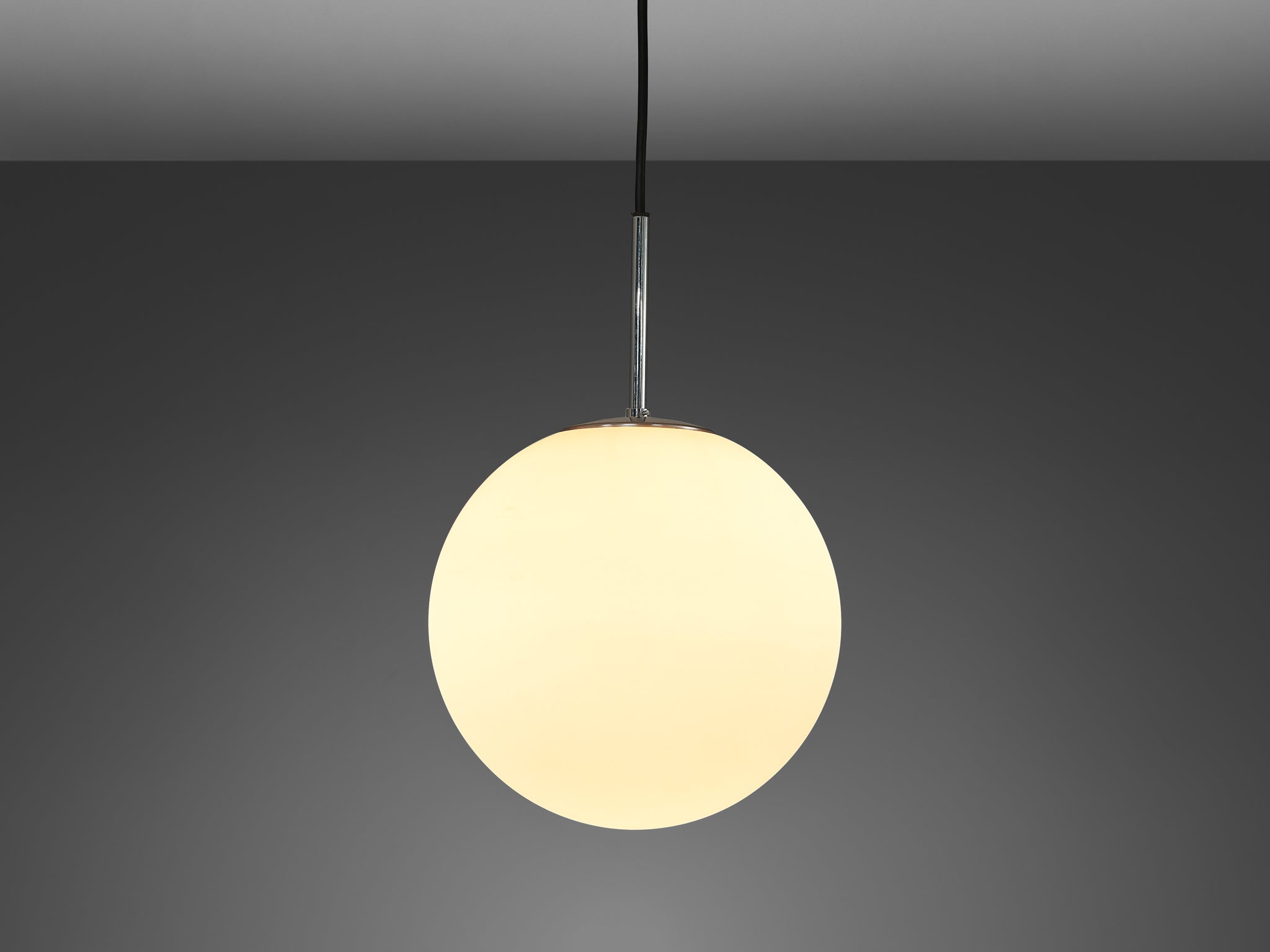Pendants with White Glass Spheres lighting Morentz