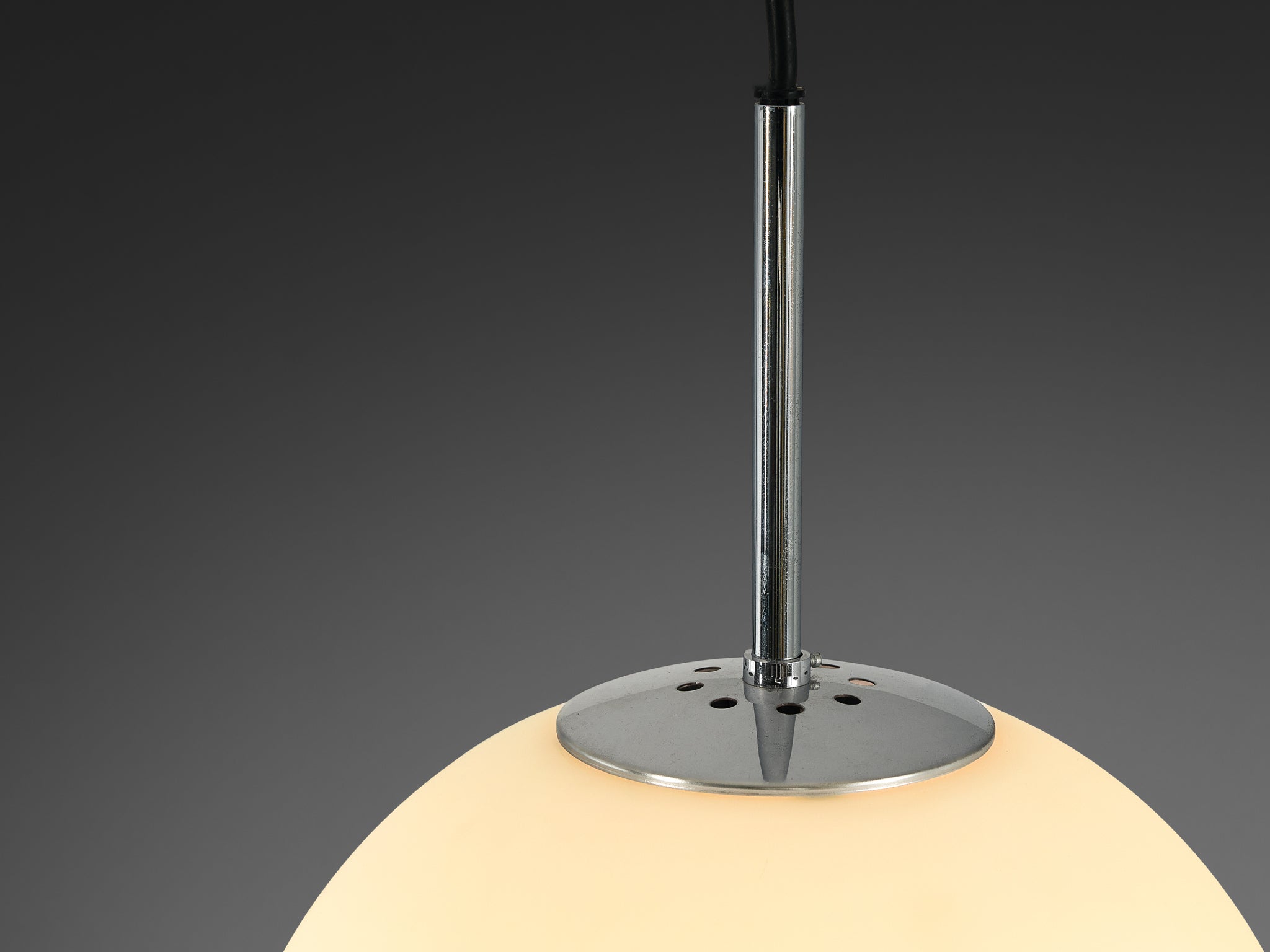 Pendants with White Glass Spheres lighting Morentz