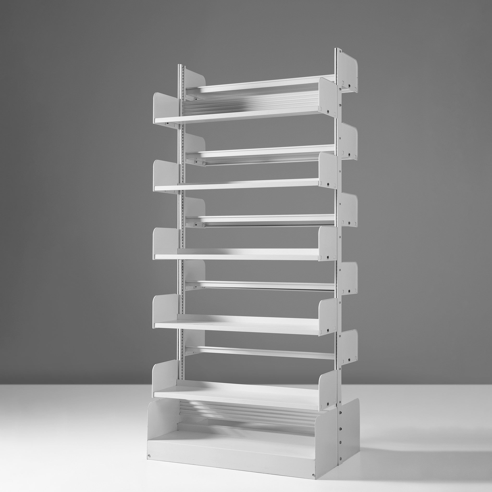 Lips Vago Double 'Congresso' Bookcase in Metal Case pieces and storage cabinets Morentz