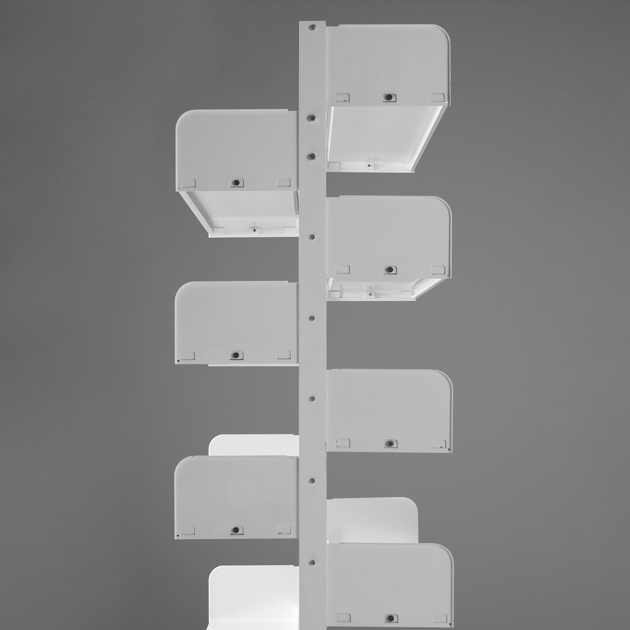 Lips Vago Double 'Congresso' Bookcase in Metal Case pieces and storage cabinets Morentz