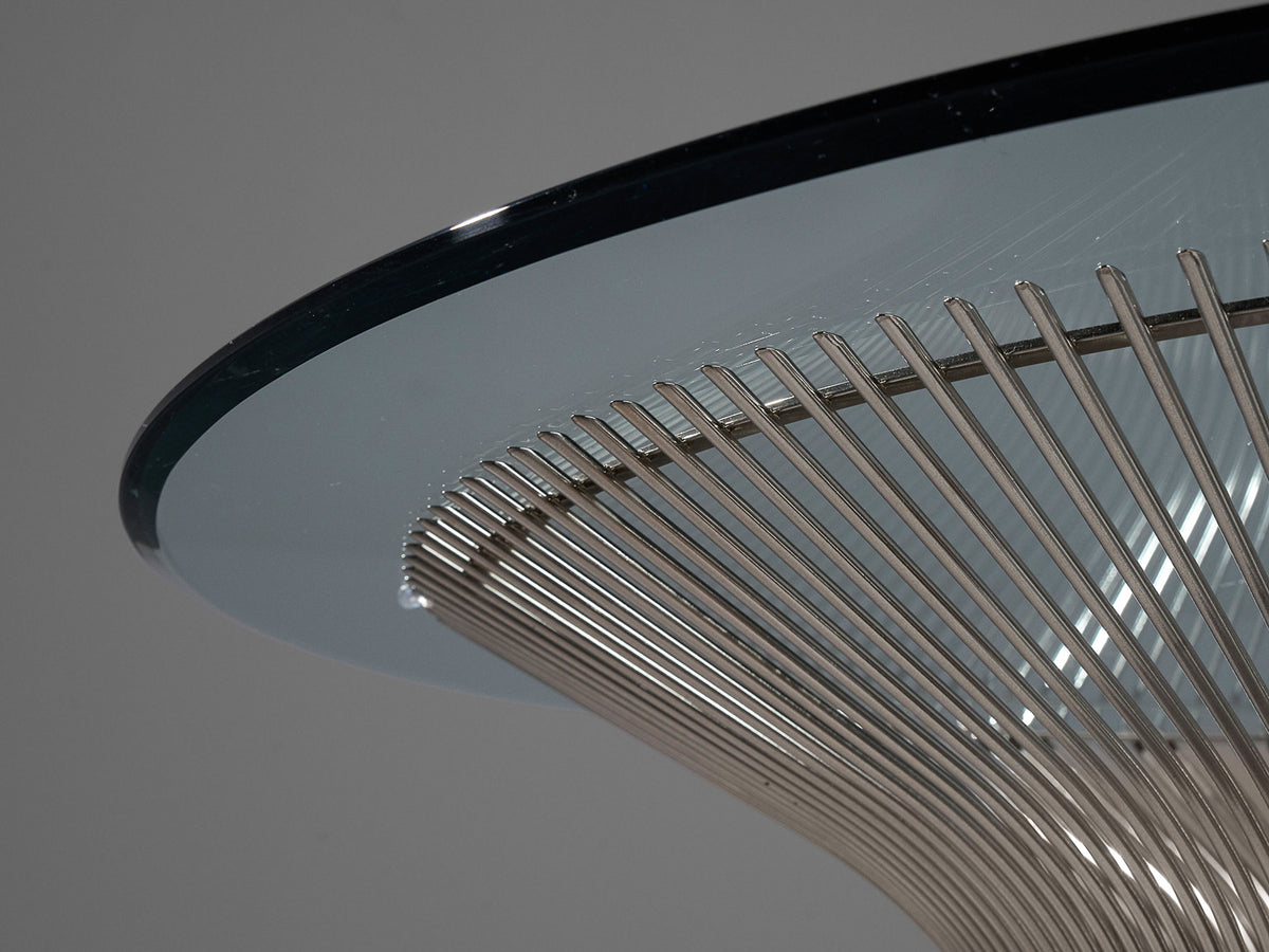 Warren Platner for Knoll Coffee Table in Steel and Glass Tables Morentz