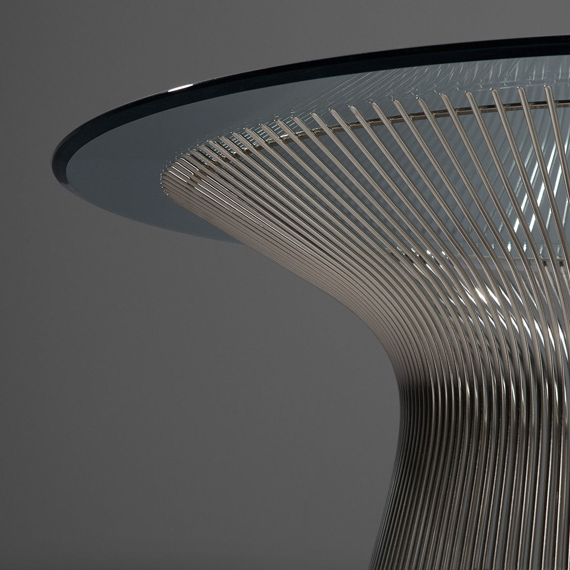 Warren Platner for Knoll Coffee Table in Steel and Glass Tables Morentz