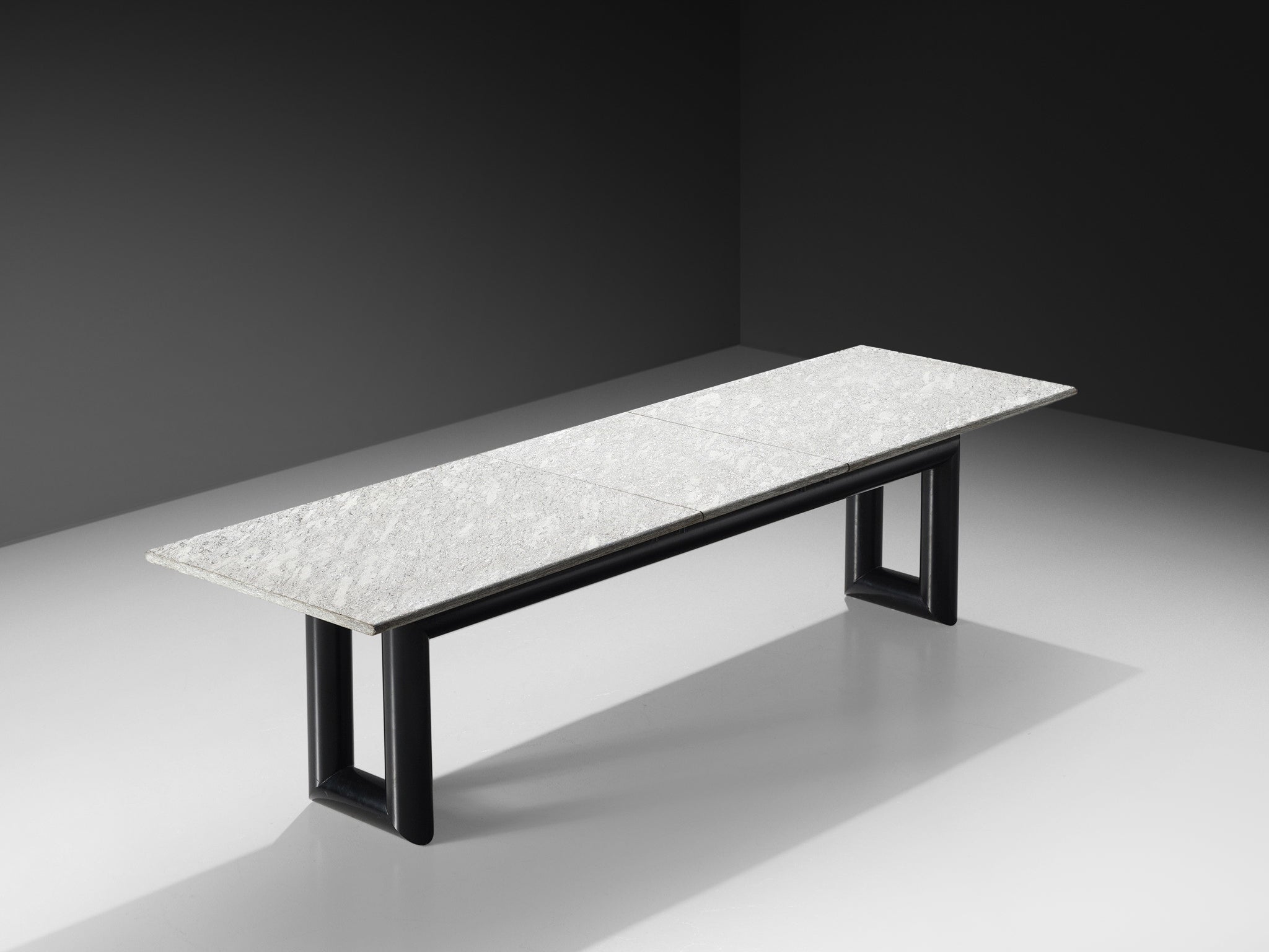 Mario Botta Dining Table ‘Terzo’ with Granite Top Tables Morentz