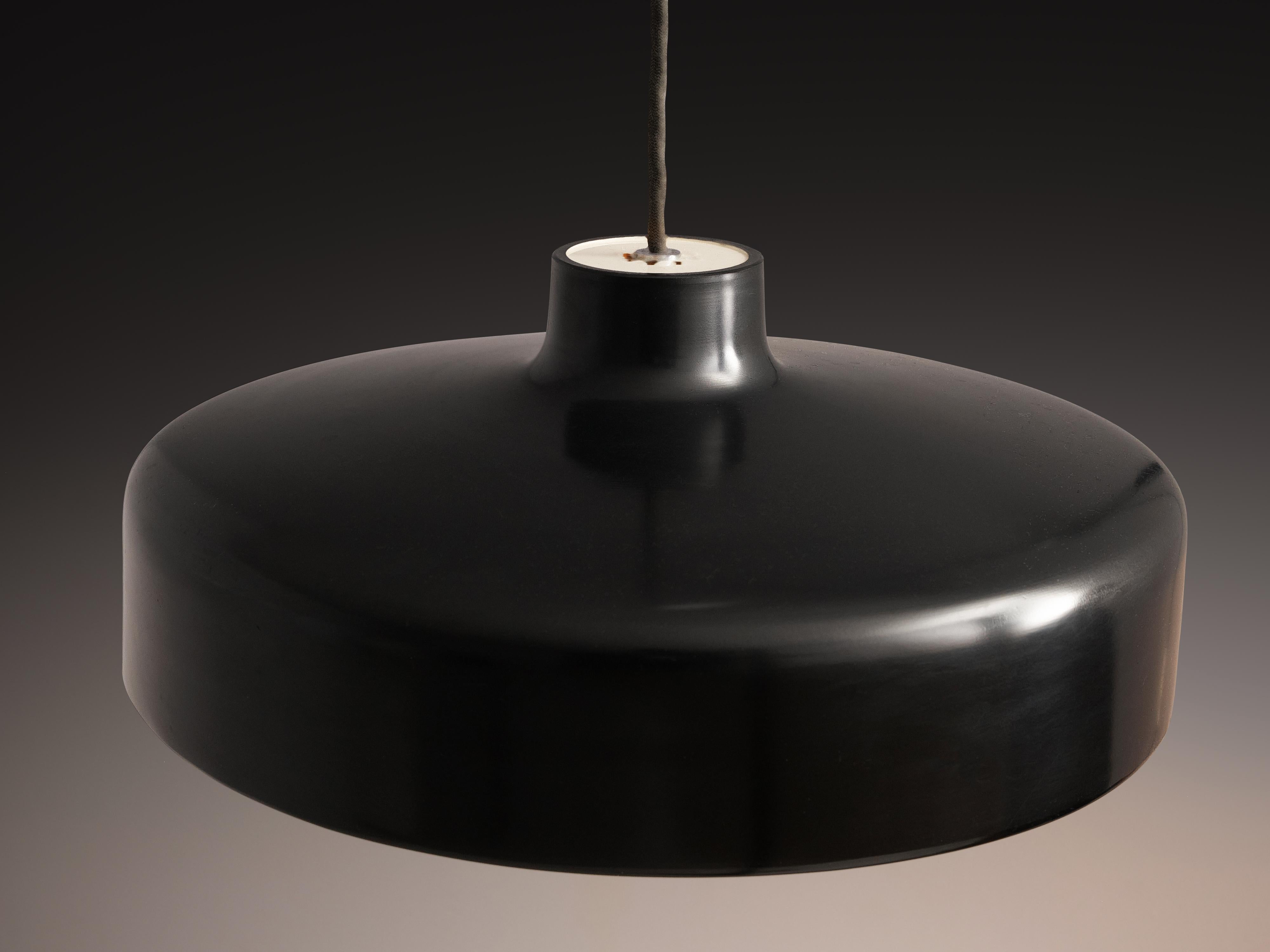 Gino Sarfatti for Arteluce '194N' Wall Light with Black Shade lighting Morentz