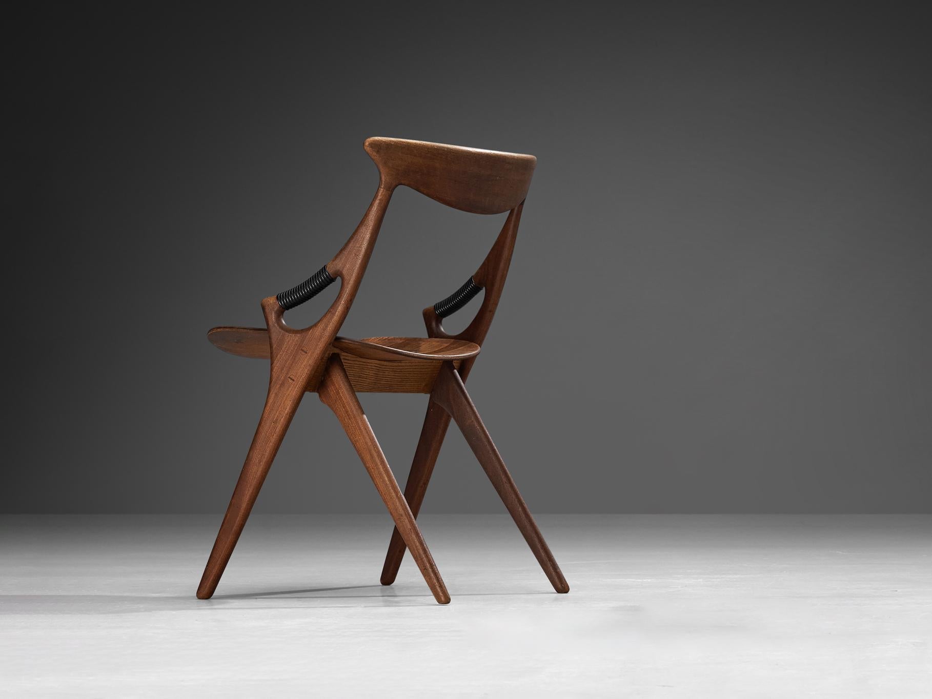 Arne Hovmand-Olsen for Mogens Kold Chair in Mahogany seating Morentz