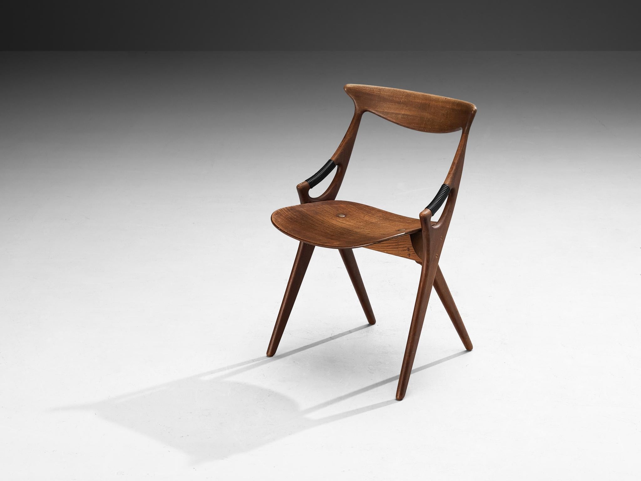 Arne Hovmand-Olsen for Mogens Kold Chair in Mahogany seating Morentz