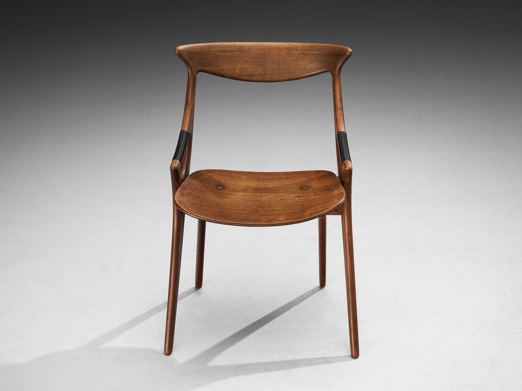 Arne Hovmand-Olsen for Mogens Kold Chair in Mahogany seating Morentz