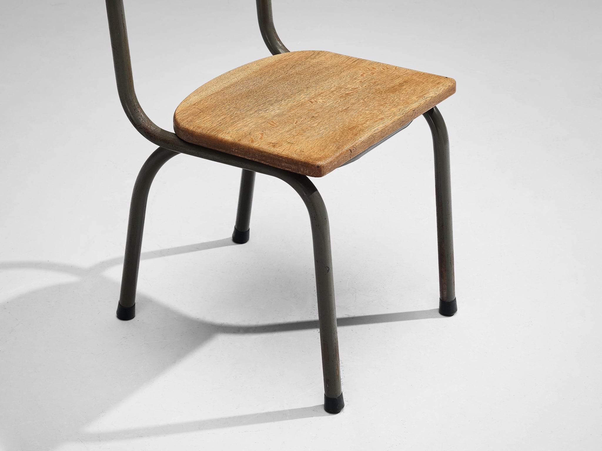 Willy Van Der Meeren for Tubax Chairs in Oak seating Morentz