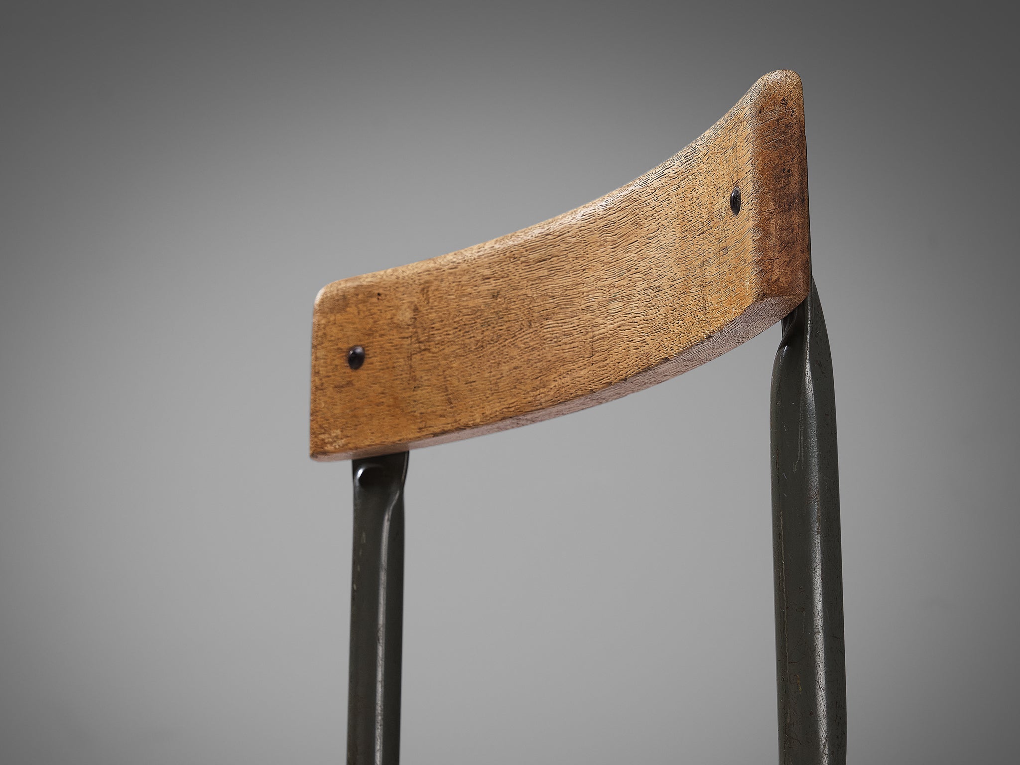 Willy Van Der Meeren for Tubax Chairs in Oak seating Morentz