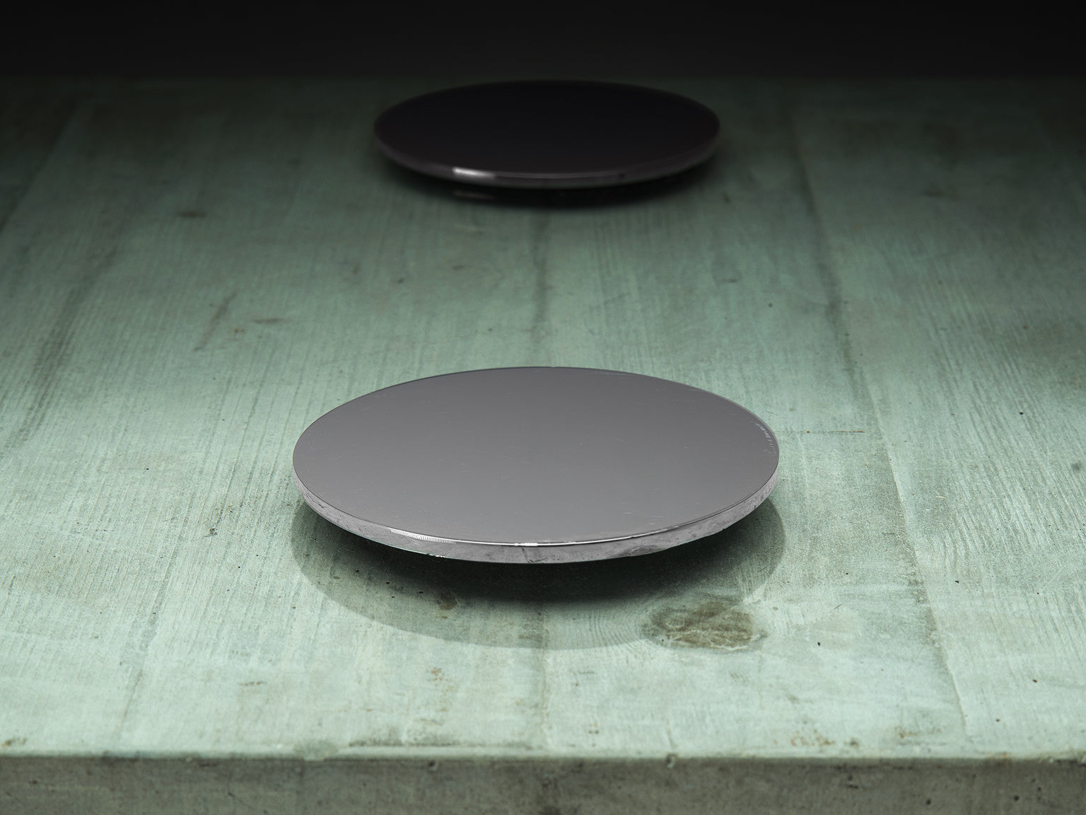Sergio and Giorgio Saporiti 'Sapo' Coffee Table in Concrete and Glass Tables Morentz