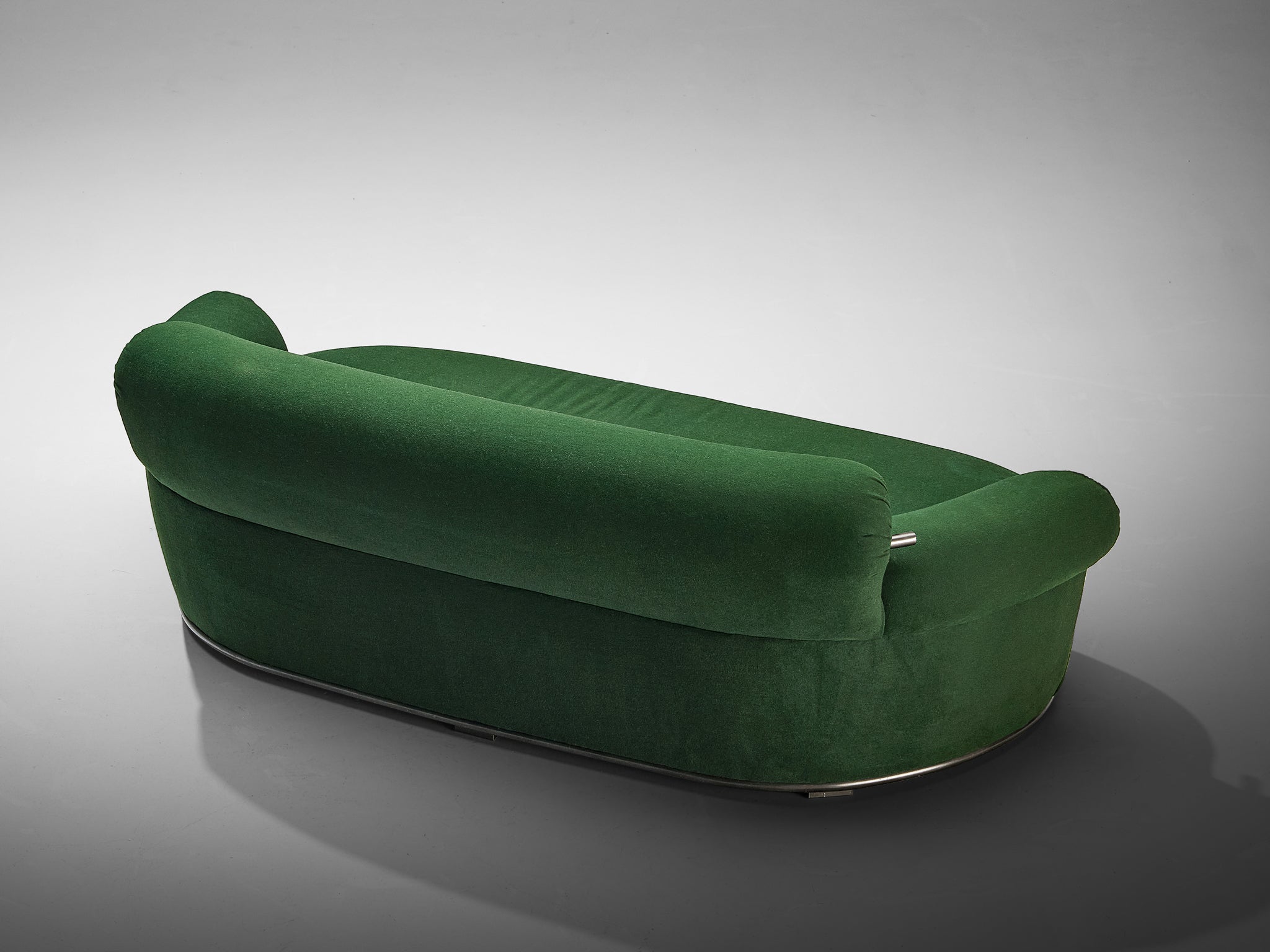Luigi Caccia Dominioni for Azucena 'Toro' Sofa in Dark Forest Green Upholstery Seating Morentz