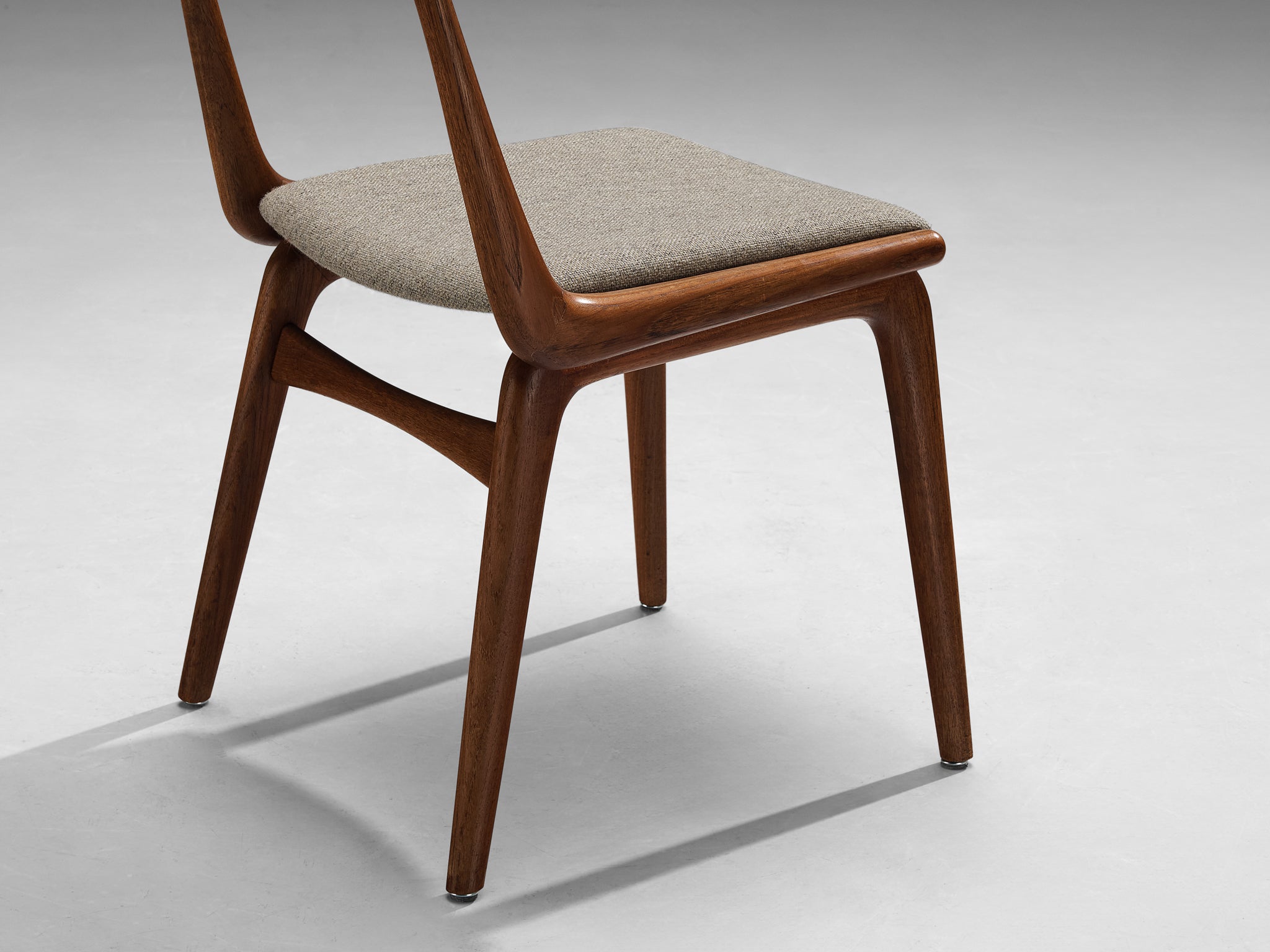Alfred Christensen for Slagelse Møbelværk 'Boomerang' Pair of Dining Chairs in Teak Seating Morentz