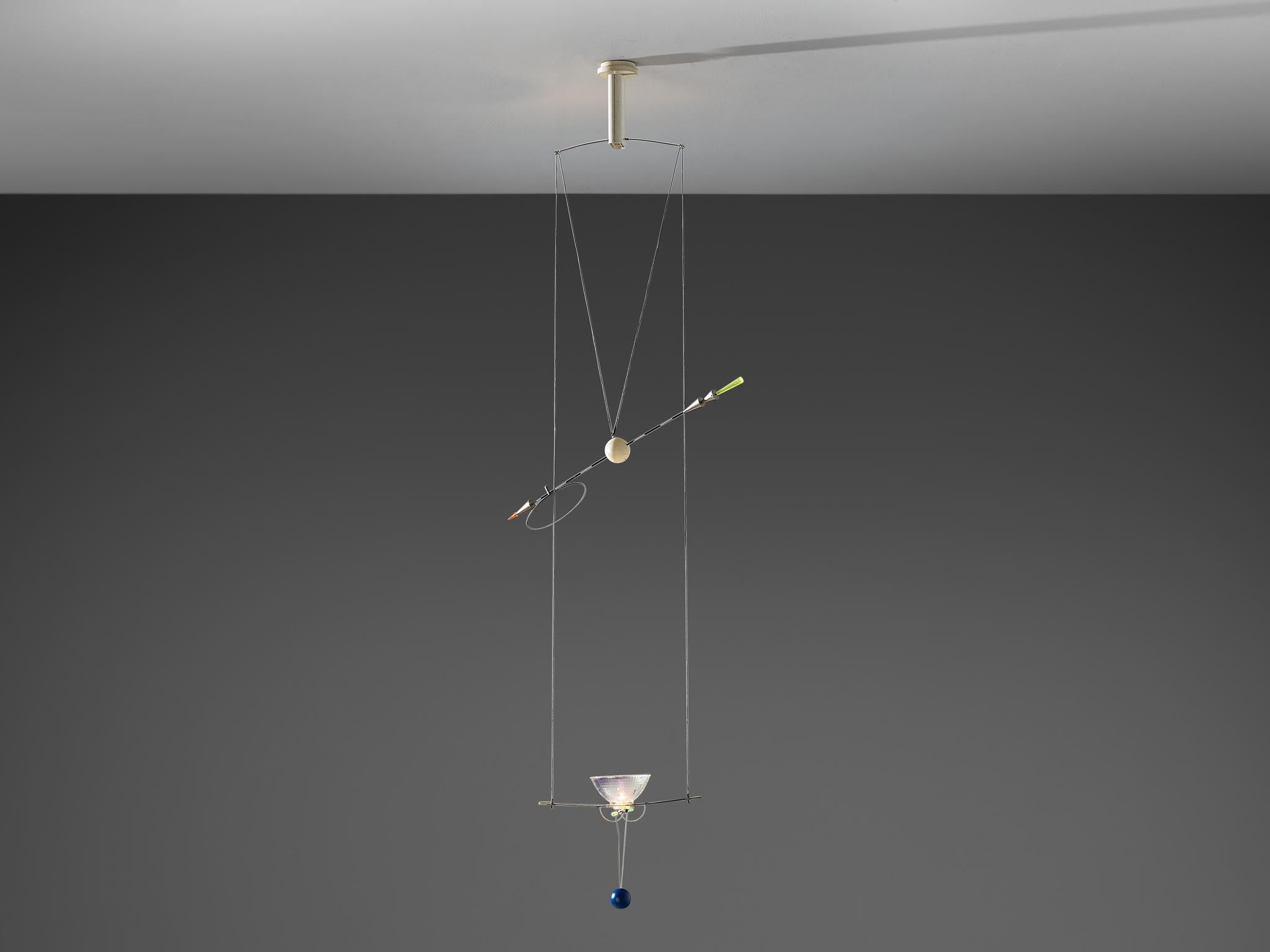 Kinetic Ingo Maurer 'Ilo Ilu' Light Sculpture lighting Morentz