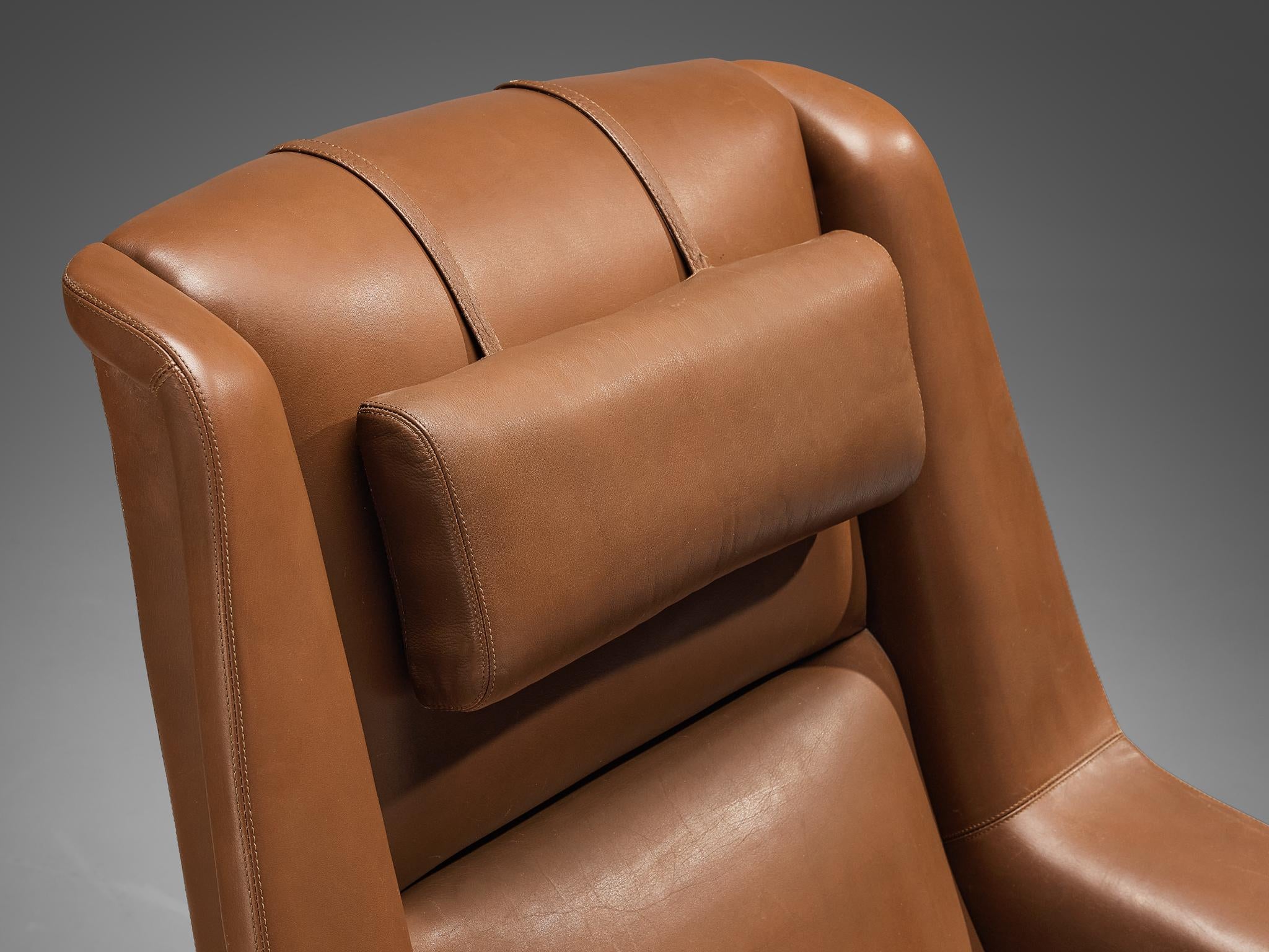 Folke Ohlsson 'Profil' Lounge Chair in Leather seating Morentz