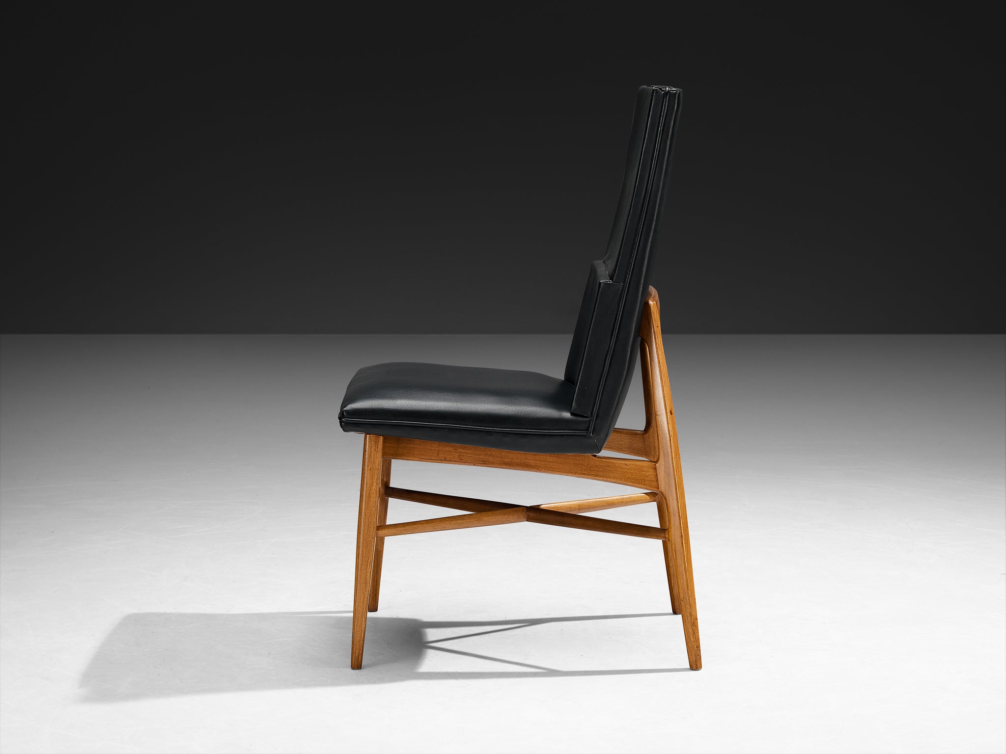 Fred Sandra for De Coene 'Madison' Dining Chair in Walnut Seating Morentz