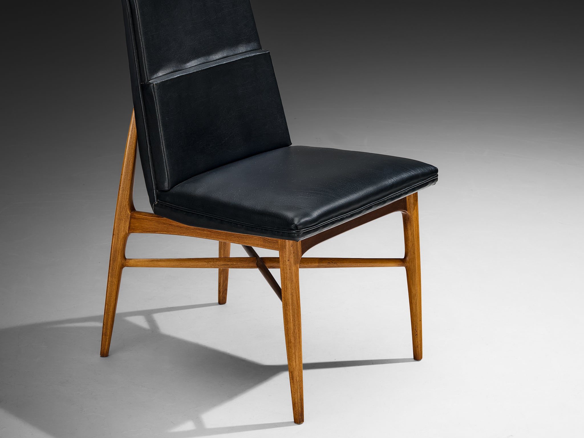 Fred Sandra for De Coene 'Madison' Dining Chair in Walnut Seating Morentz