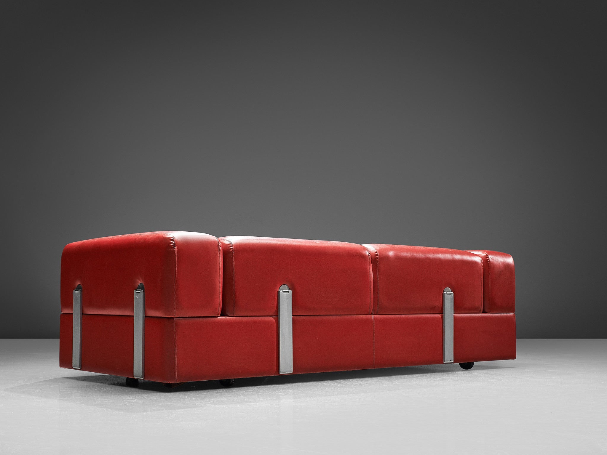 Tito Agnoli for Cinova Daybed Sofa in Red Upholstery seating Morentz