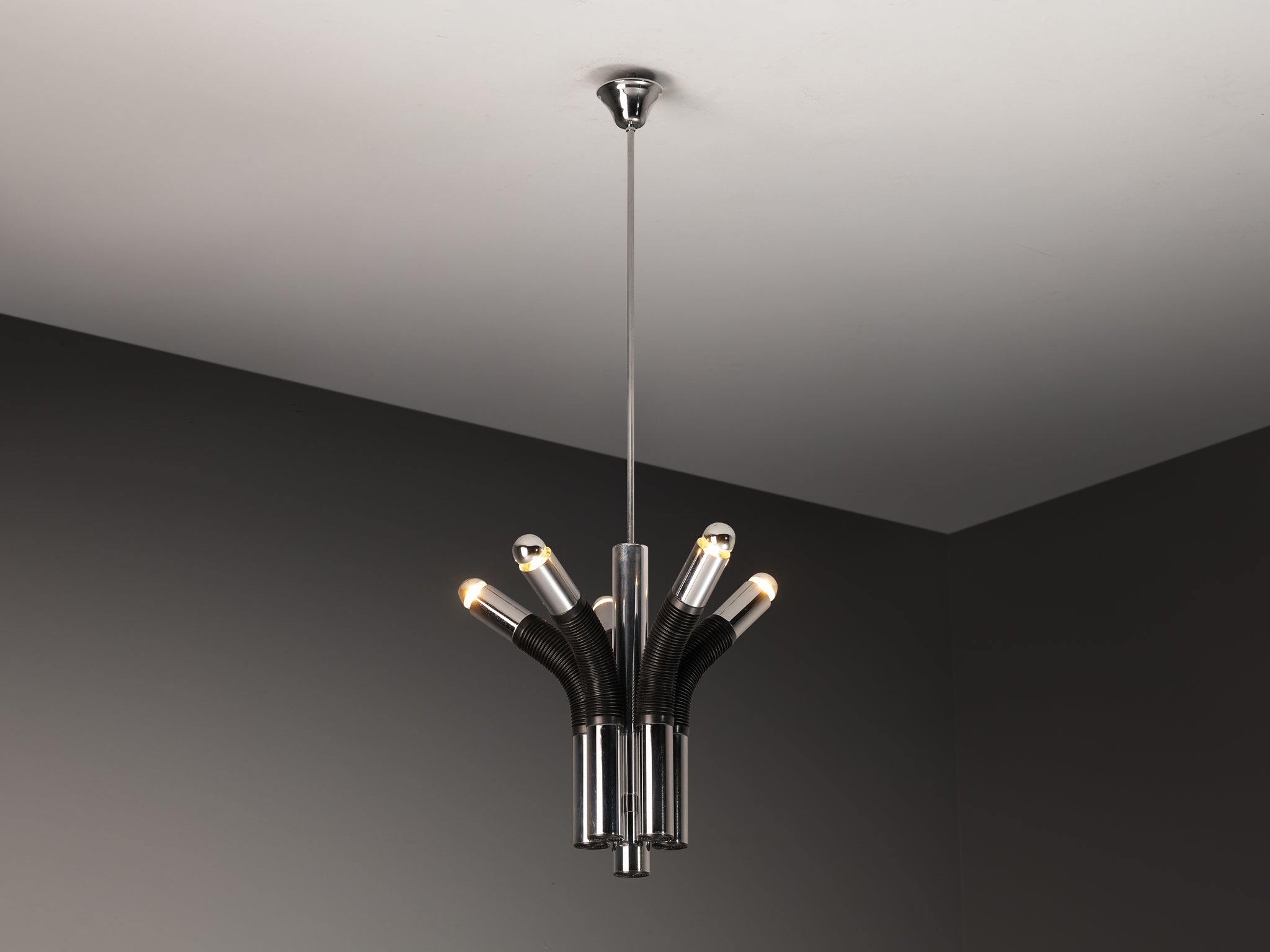 Post-Modern Targetti Sankey Chandelier Lighting Morentz