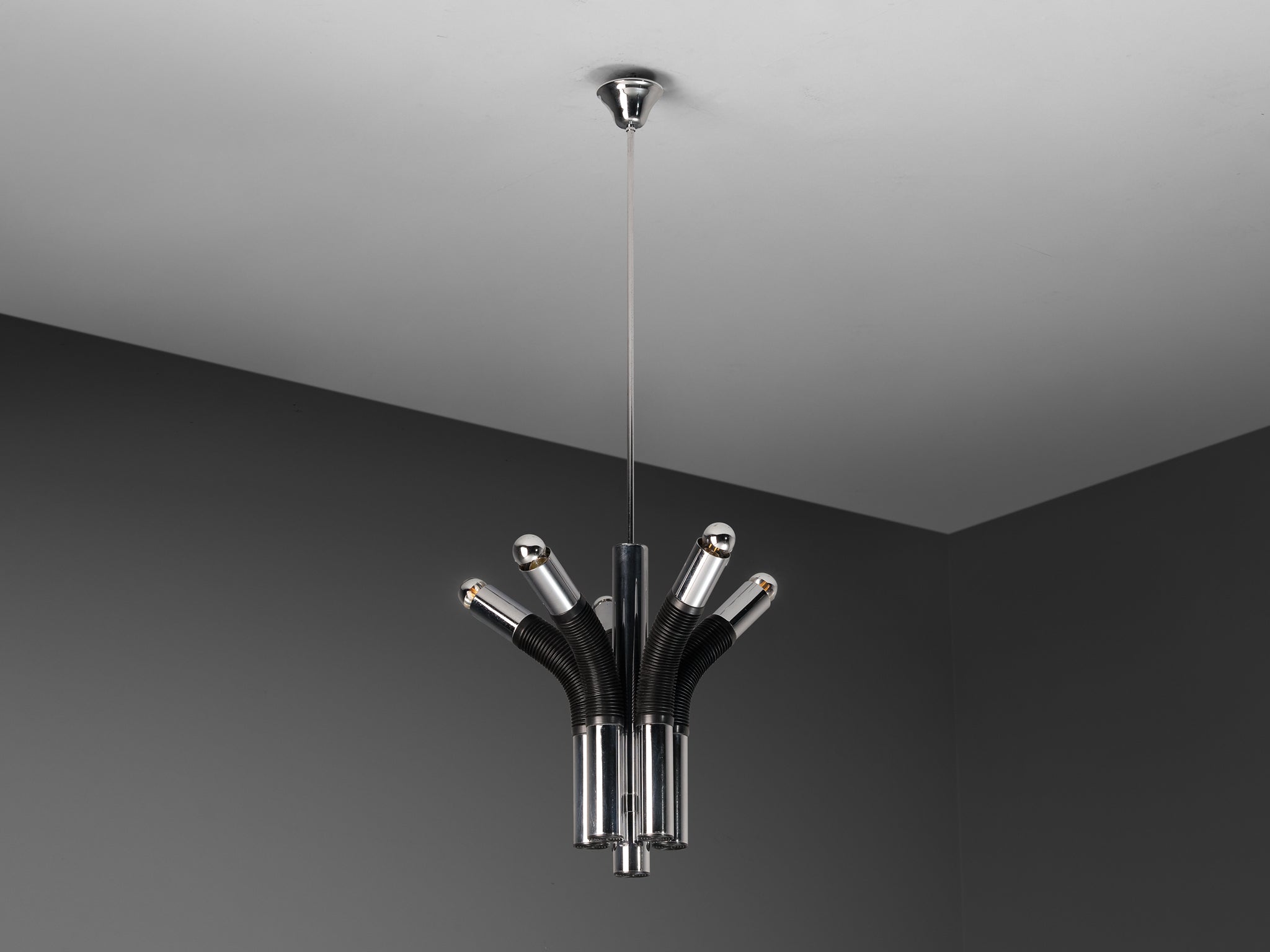 Post-Modern Targetti Sankey Chandelier Lighting Morentz