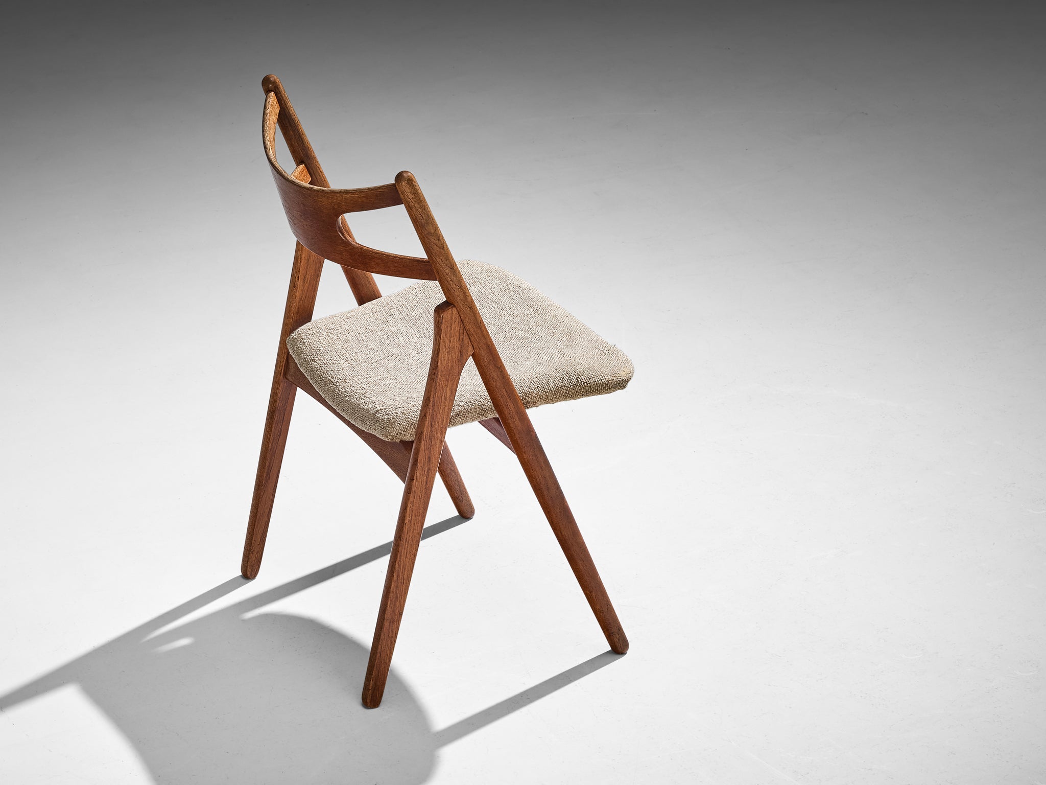 Hans Wegner for Carl Hansen & Søn 'Sawbuck' Dining Chair in Teak seating Morentz