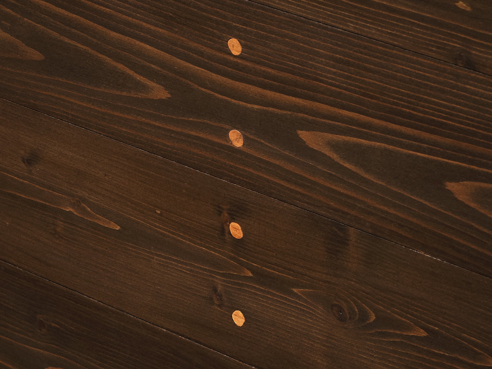 Dom Hans van der Laan Low Coffee Table or Console in Pine and Copper Tables Morentz