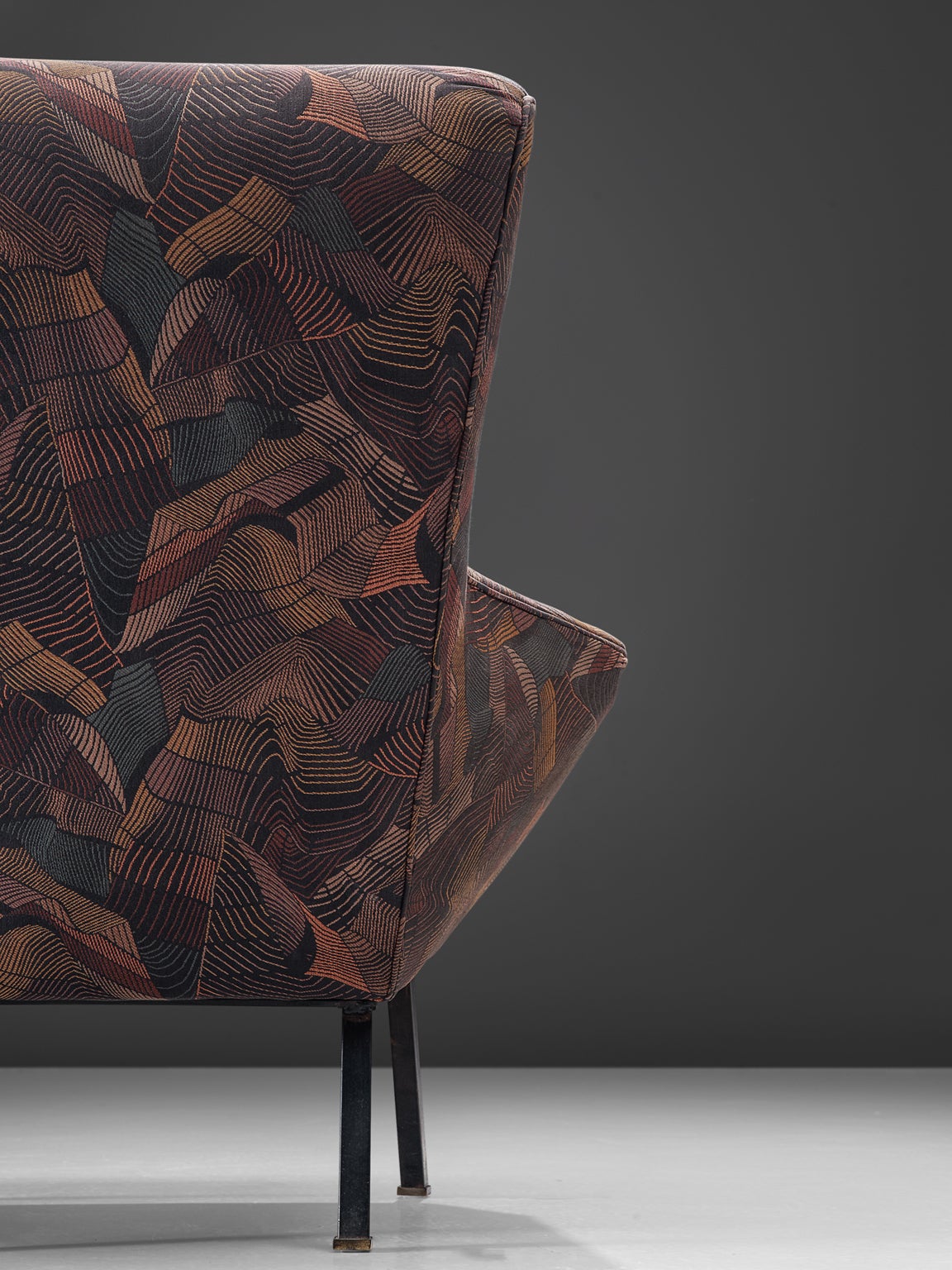 1950s Augusto Magnaghi and Mario Terzaghi Pair of Lounge Chairs seating Morentz