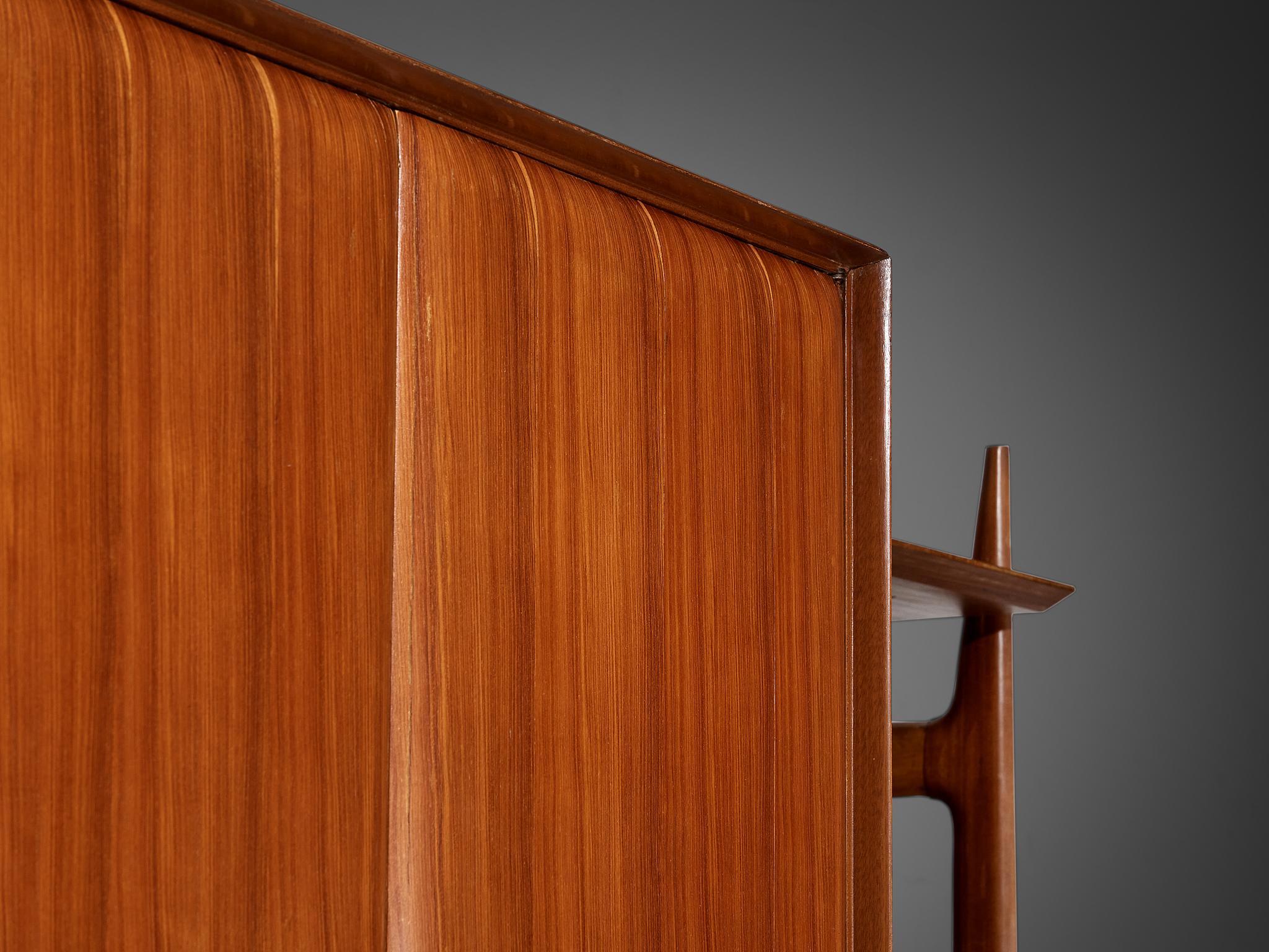 Large Versatile Italian Wall Unit in Teak case pieces and storage cabinets Morentz