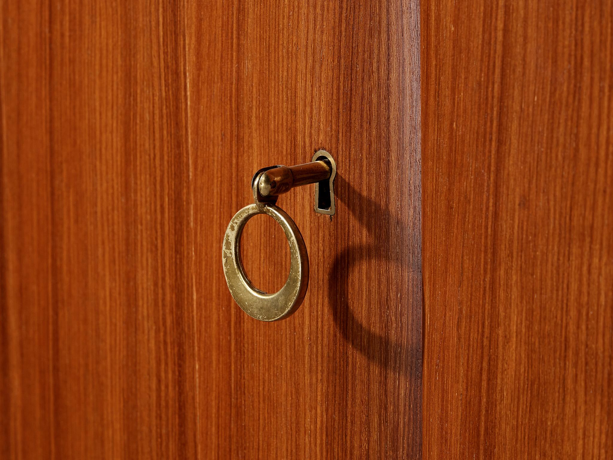 Large Versatile Italian Wall Unit in Teak case pieces and storage cabinets Morentz