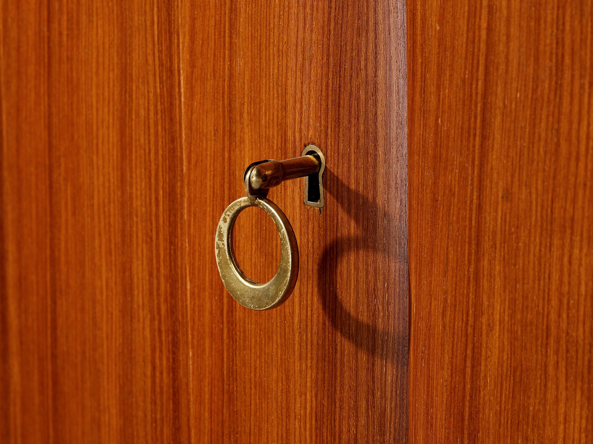 Large Versatile Italian Wall Unit in Teak Case pieces and storage cabinets Morentz