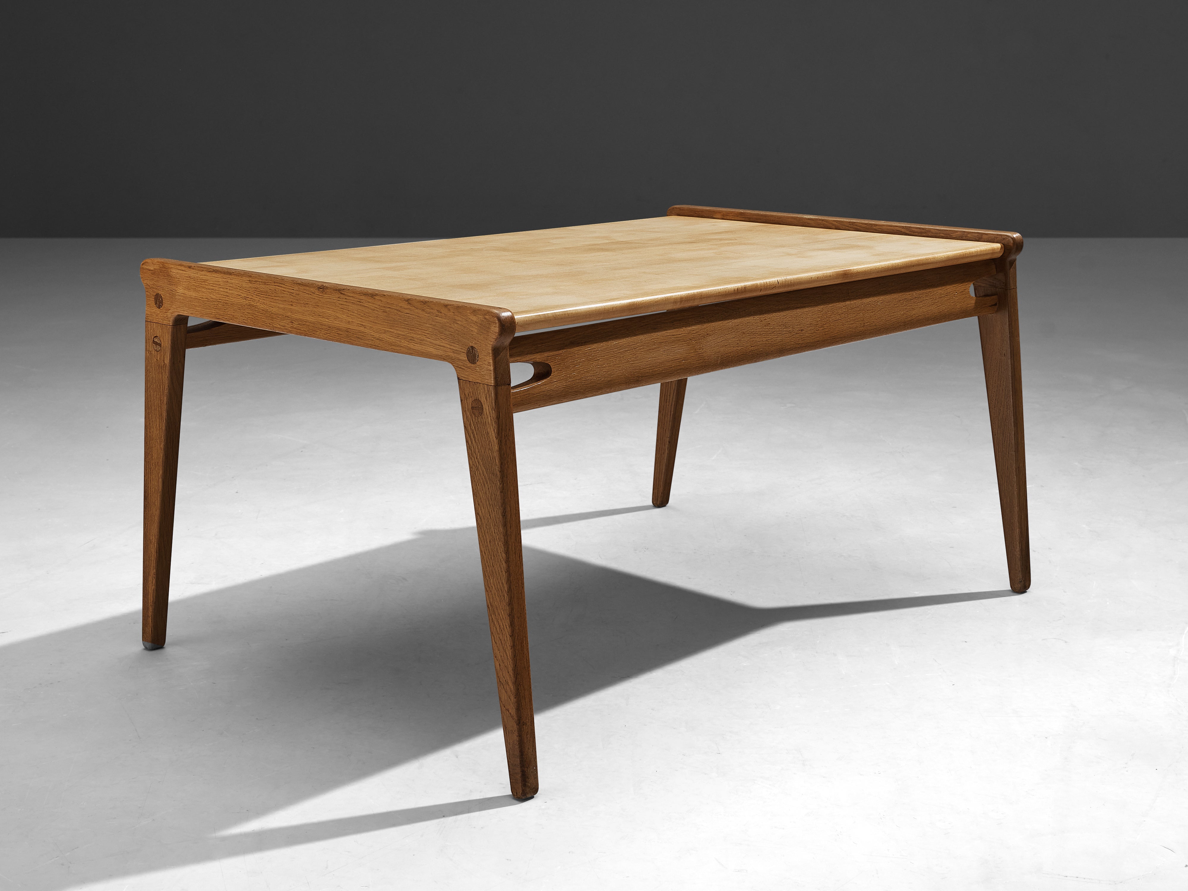 Danish Minimalistic Coffee Table in Oak and Maple tables Morentz