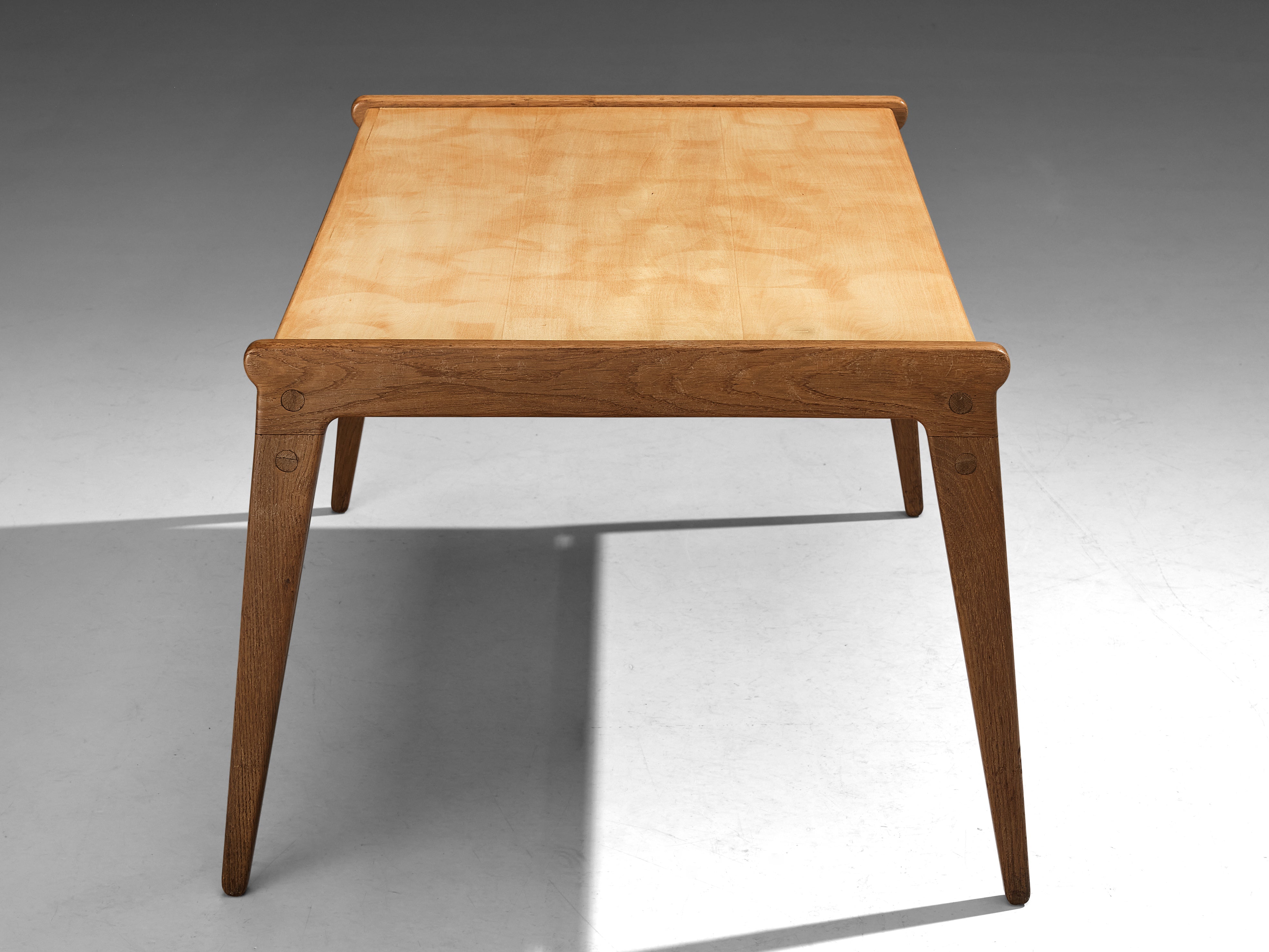 Danish Minimalistic Coffee Table in Oak and Maple tables Morentz