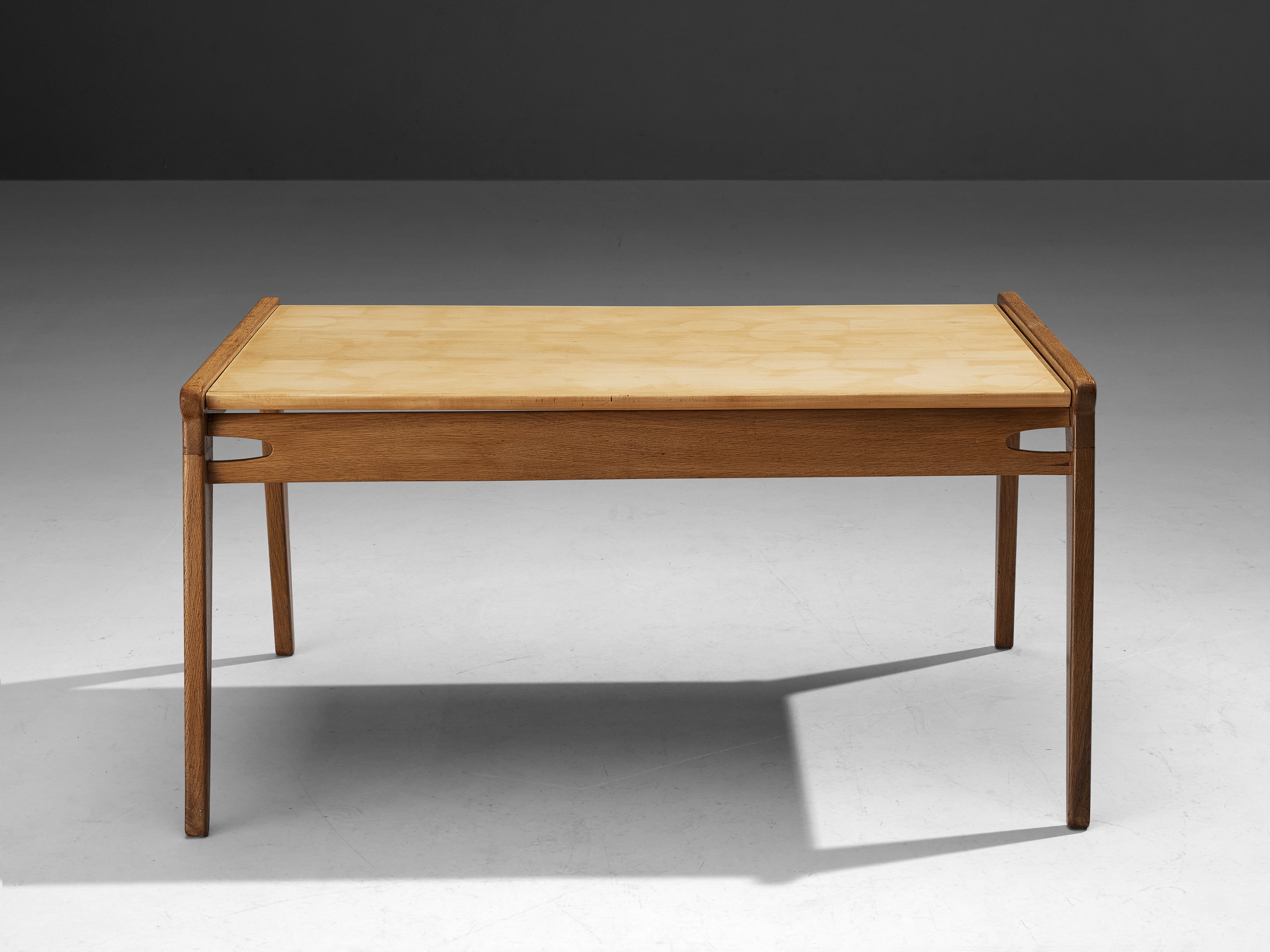 Danish Minimalistic Coffee Table in Oak and Maple tables Morentz