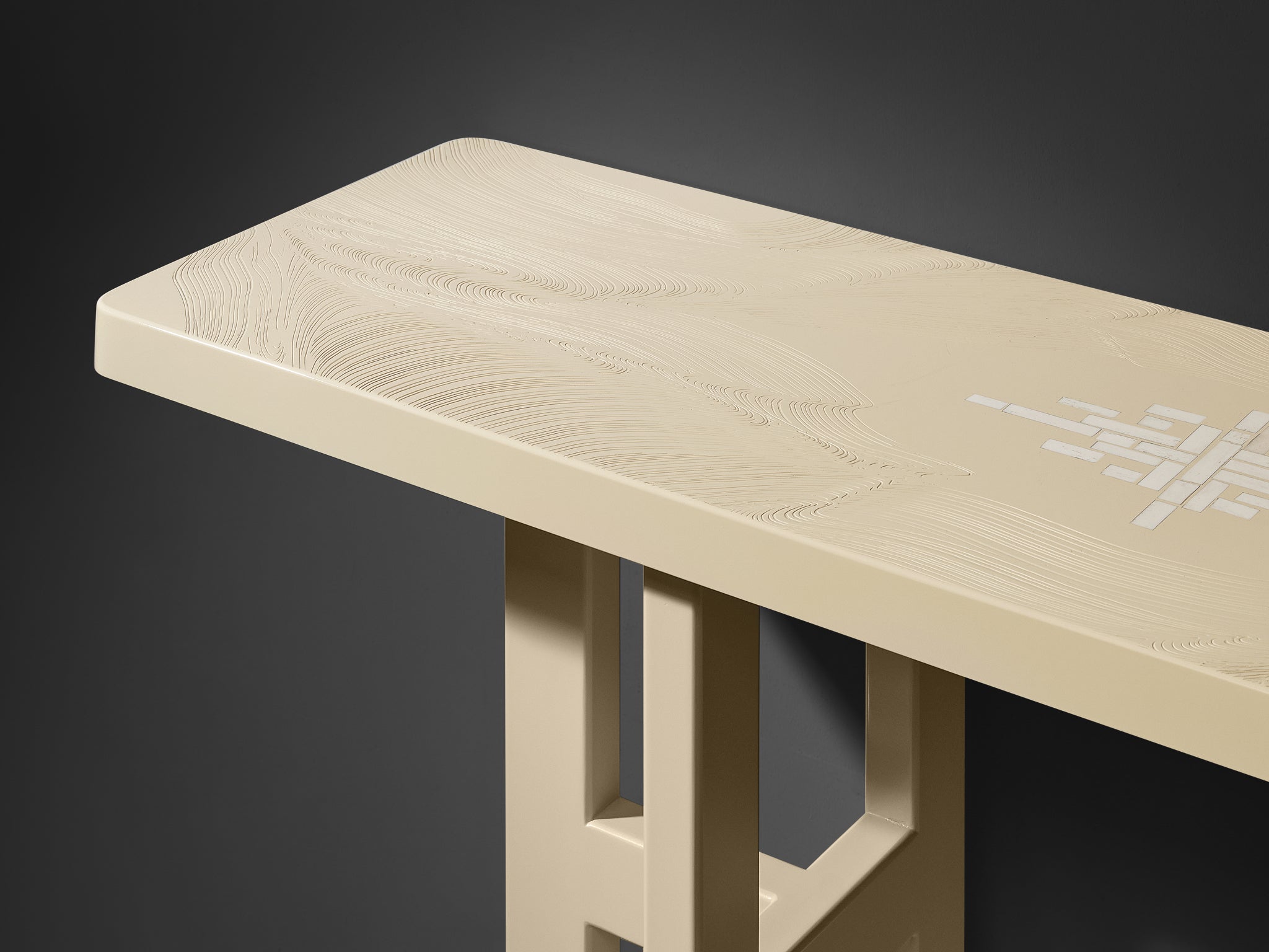 Jean Claude Dresse Console Table in Resin Tables Morentz