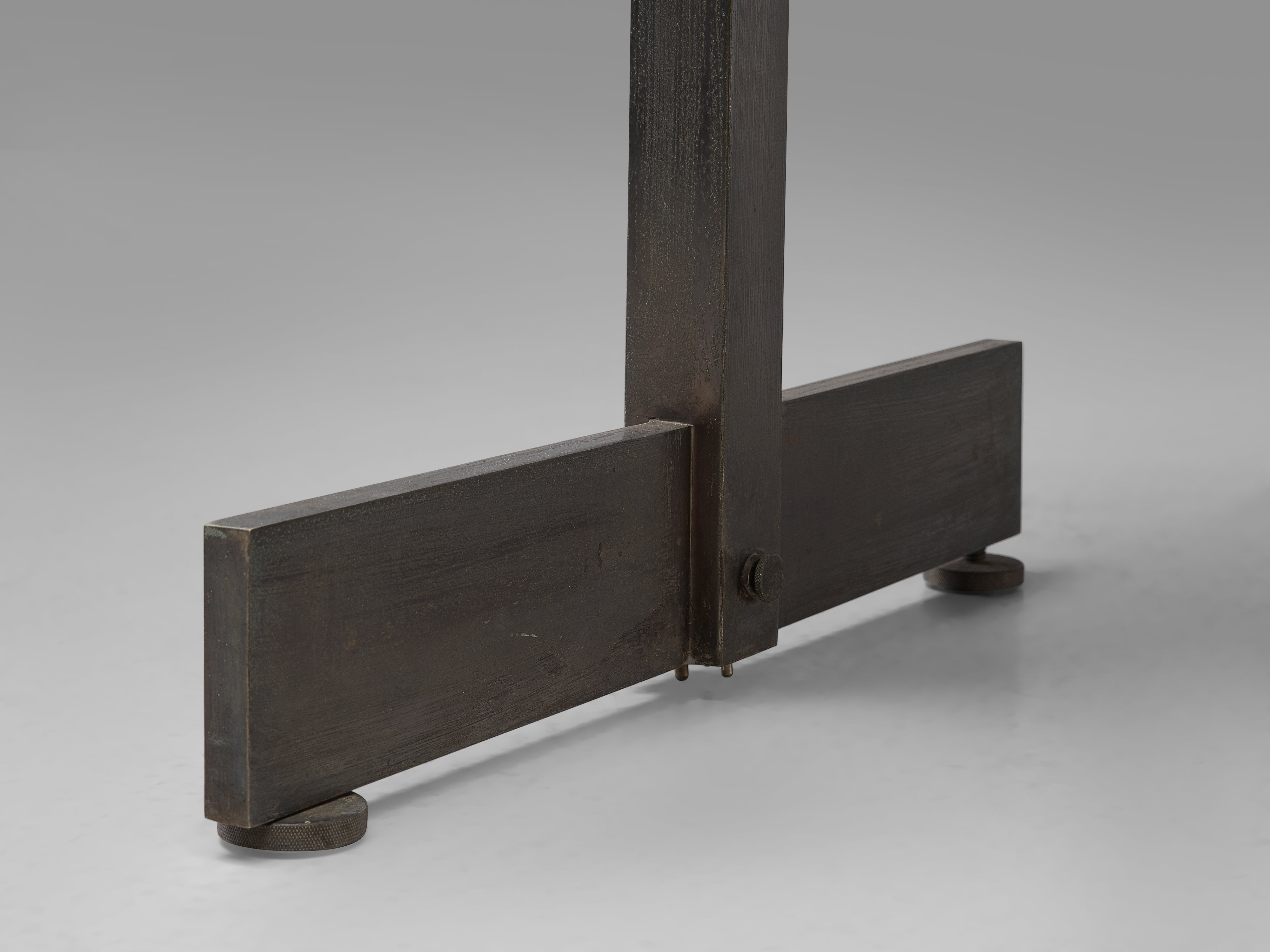 De Coene Showcase in Glass, Steel and Teak case pieces and storage cabinets Morentz