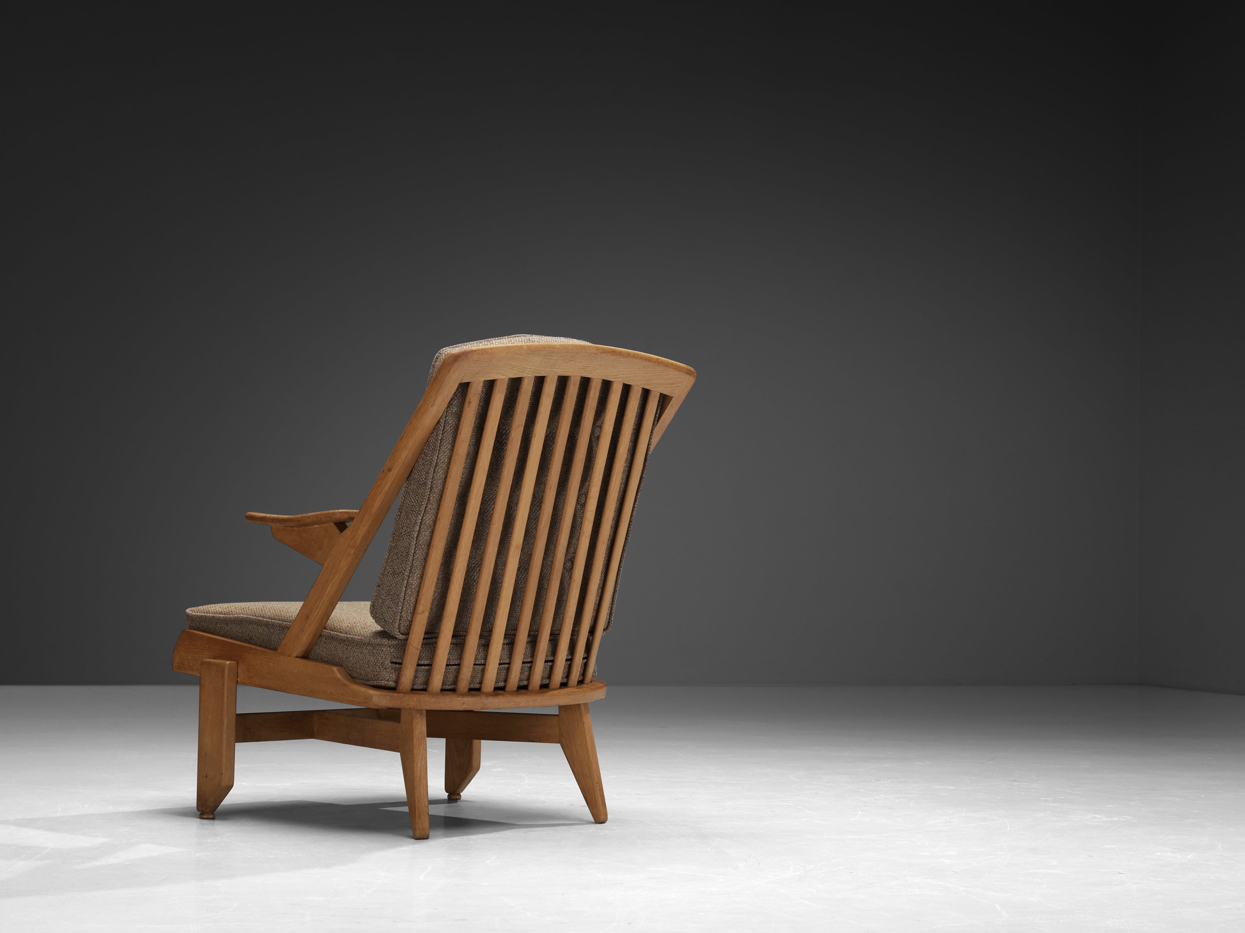 Guillerme & Chambron for Votre Maison Lounge Chair in Oak Seating Morentz