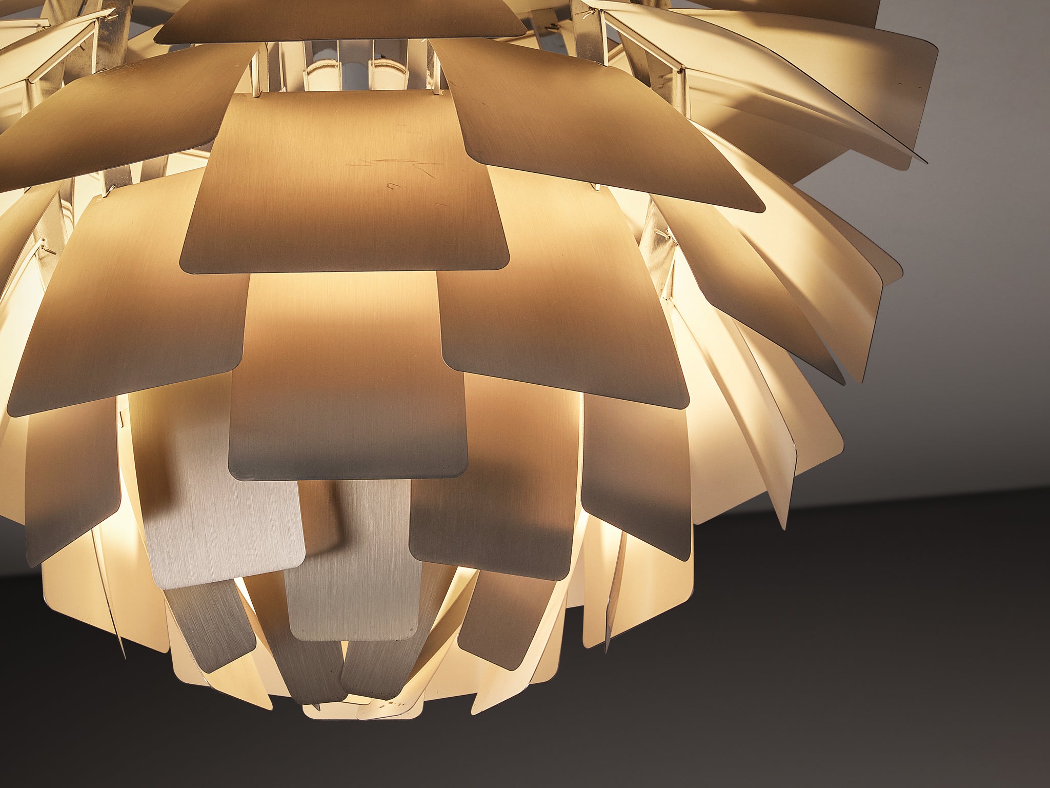 Poul Henningsen for Louis Poulsen 'PH Artichoke' Pendant in Stainless Steel Lighting Morentz