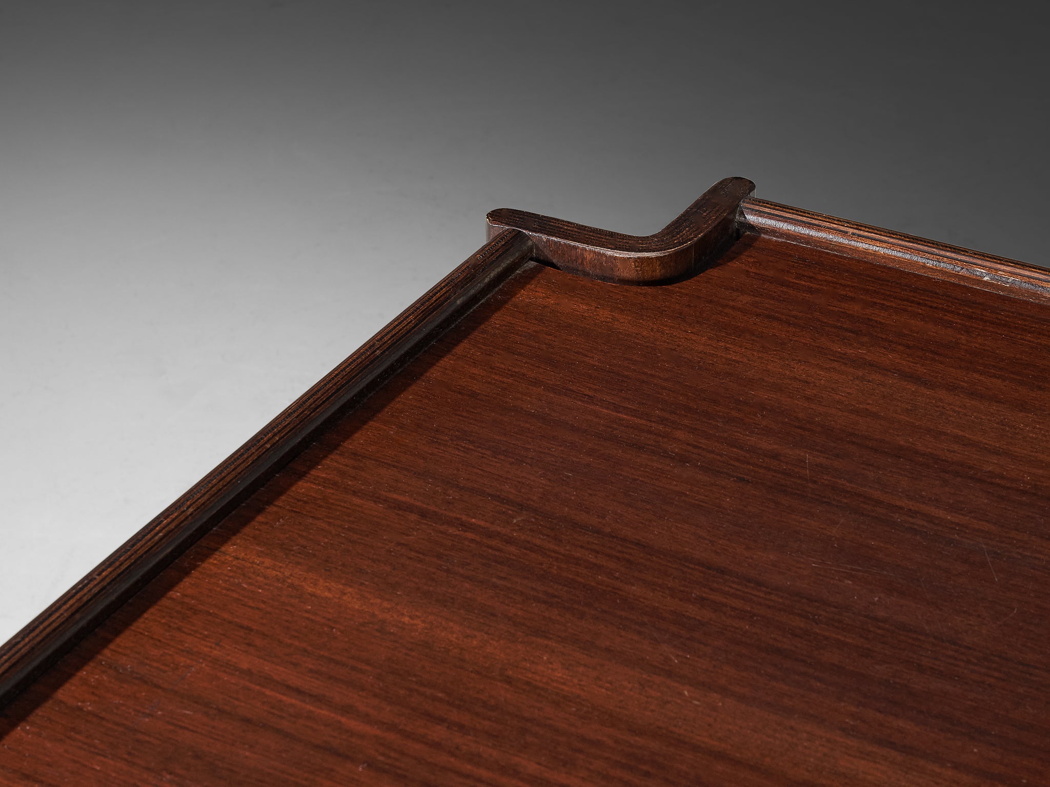 Sergio Asti for Poltronova 'Zelda' Coffee Table in Walnut Tables Morentz