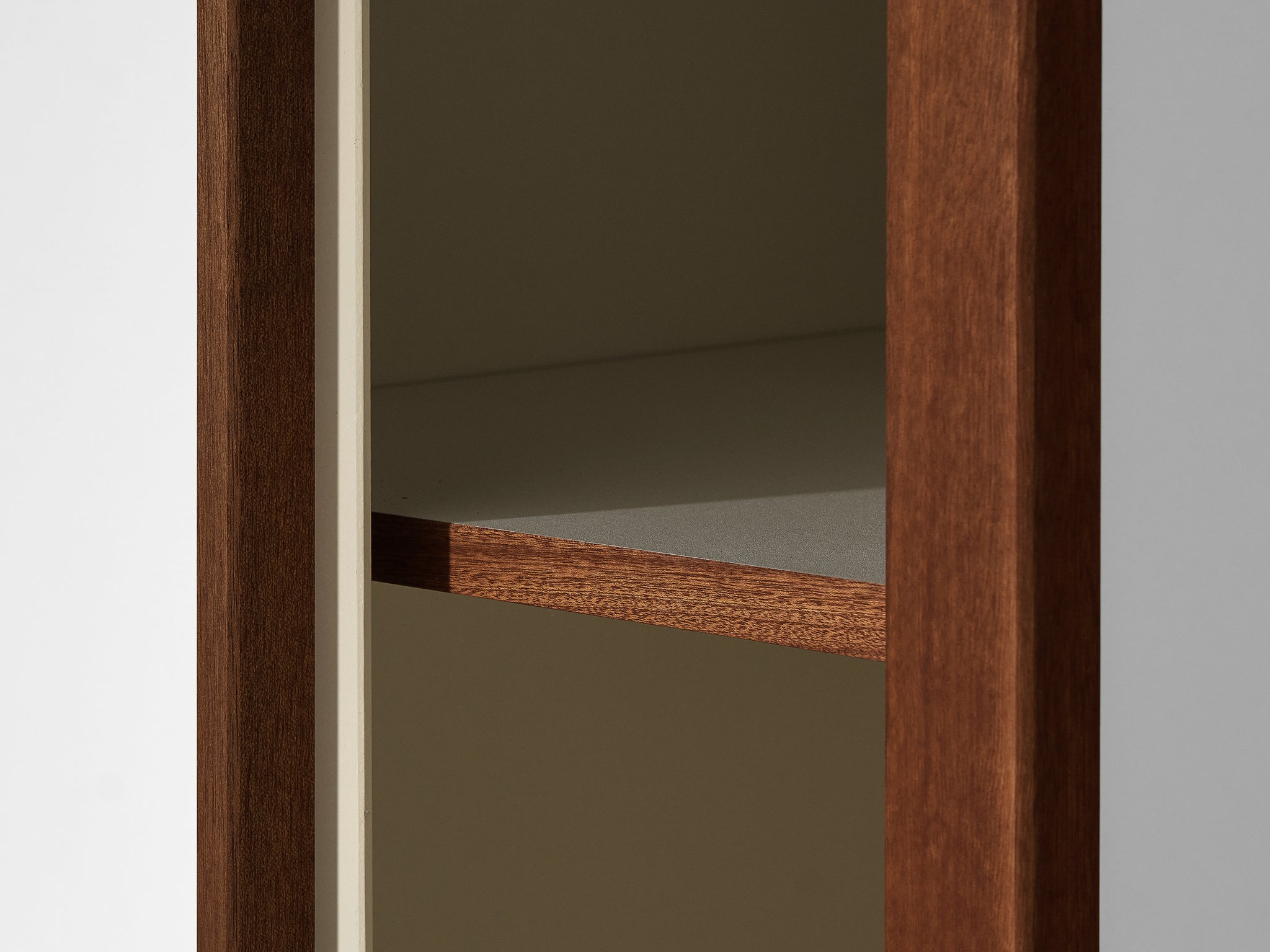 André Sornay Cabinet or Wardrobe with Sliding Doors in Mahogany Case pieces and storage cabinets Morentz