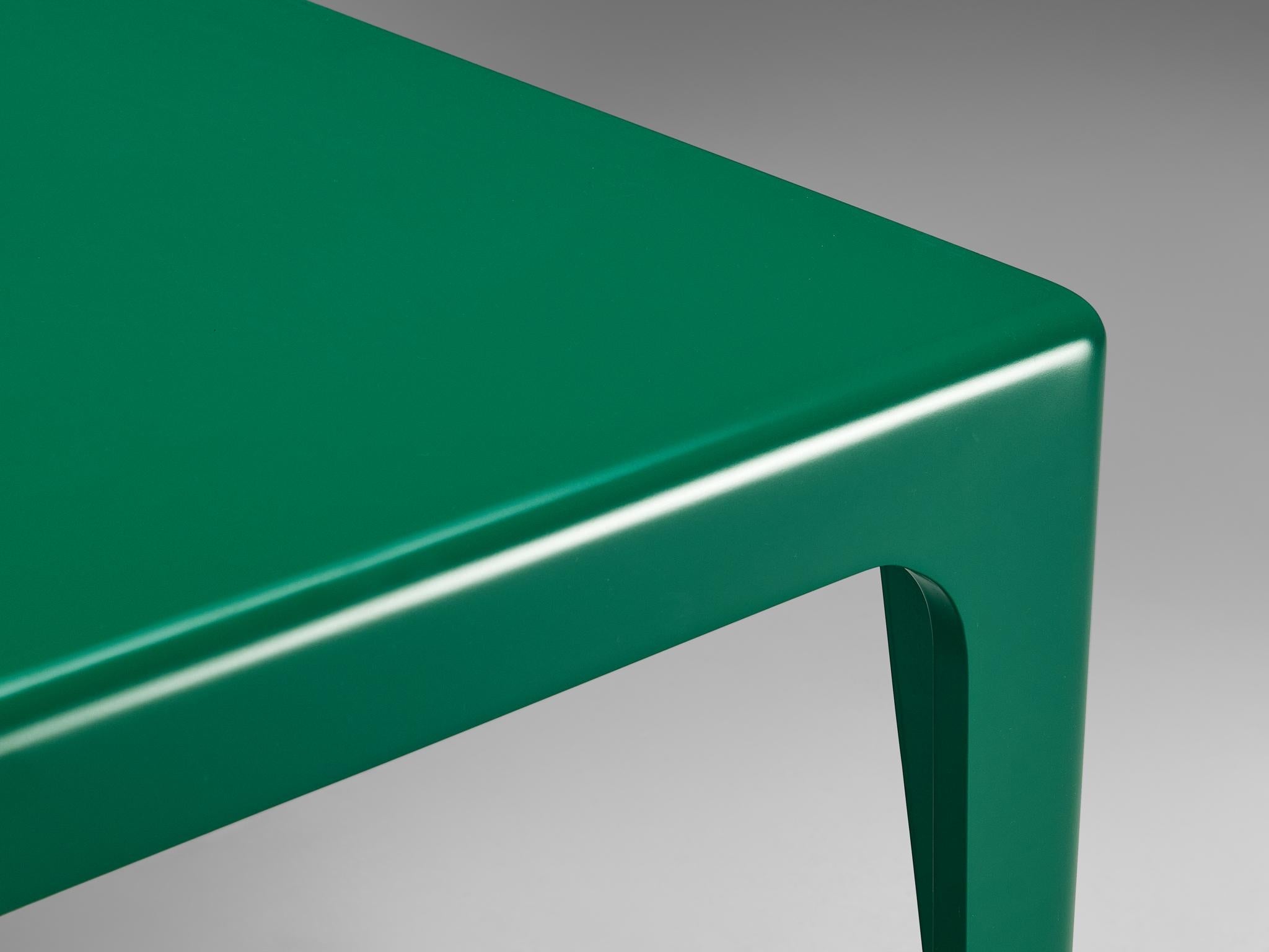 Horn Collection Post-Modern Dining Table Green Polyurethane Plastic 1970s tables Morentz