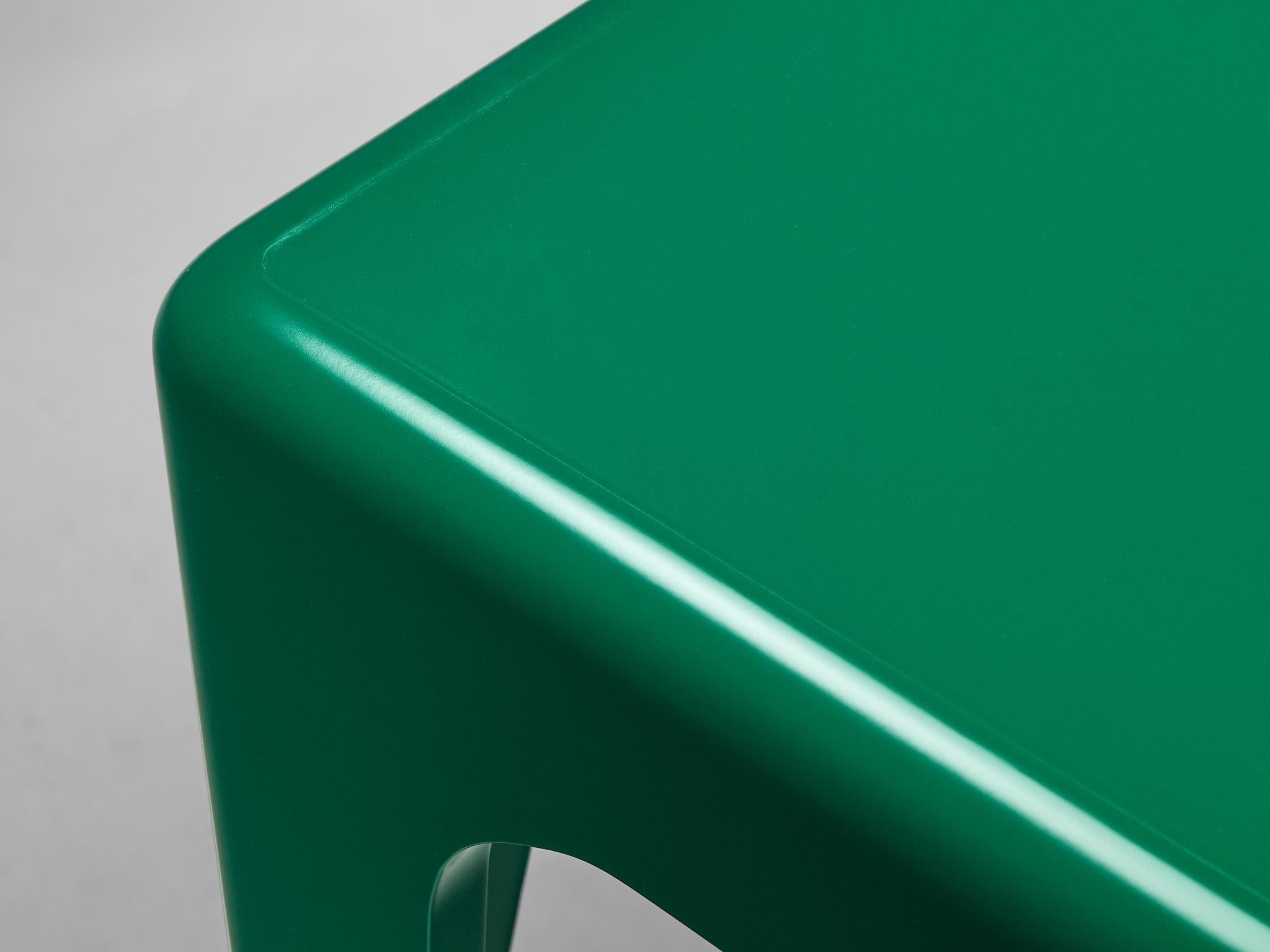 Horn Collection Post-Modern Dining Table Green Polyurethane Plastic 1970s tables Morentz