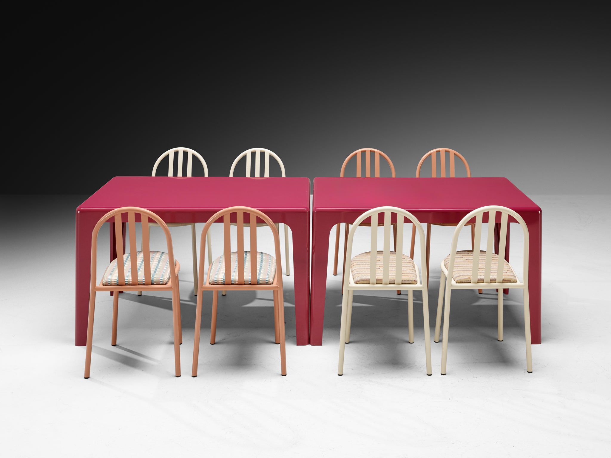 Dining or Patio Set with Horn Collection and Robert Mallet-Stevens Tables Morentz