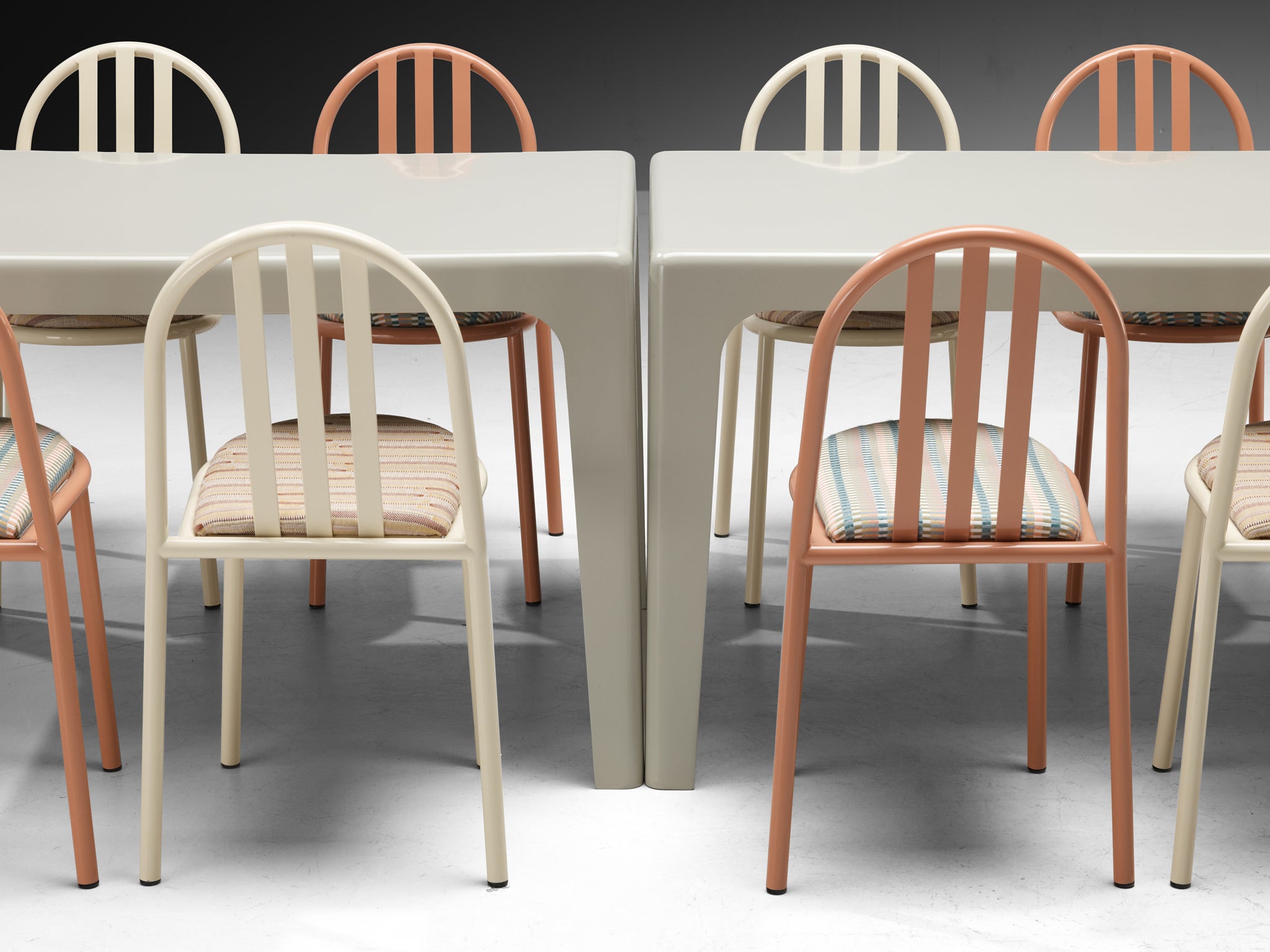 Dining or Patio Set with Horn Collection and Robert Mallet-Stevens Tables Morentz